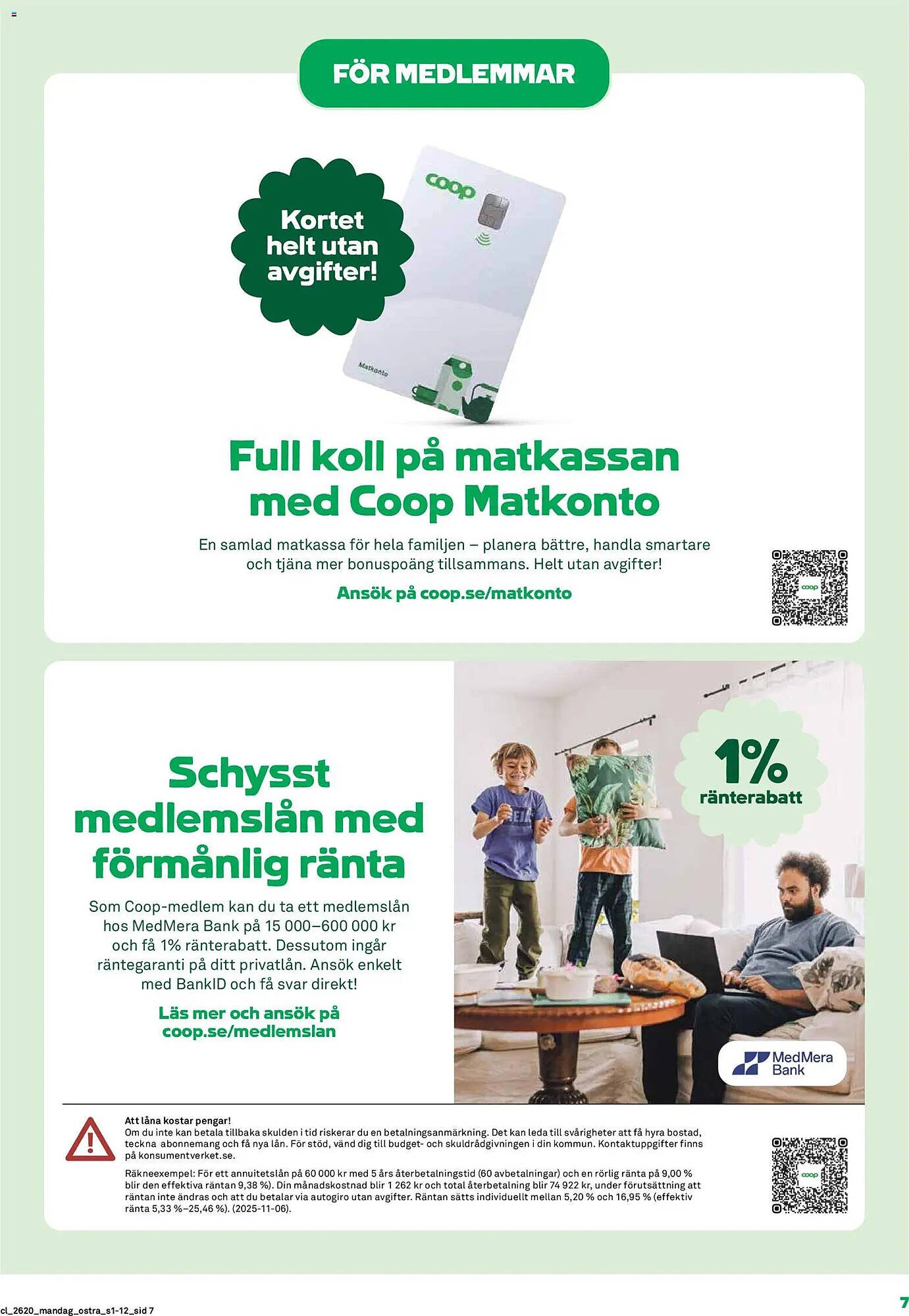 Coop Daglivs reklamblad
