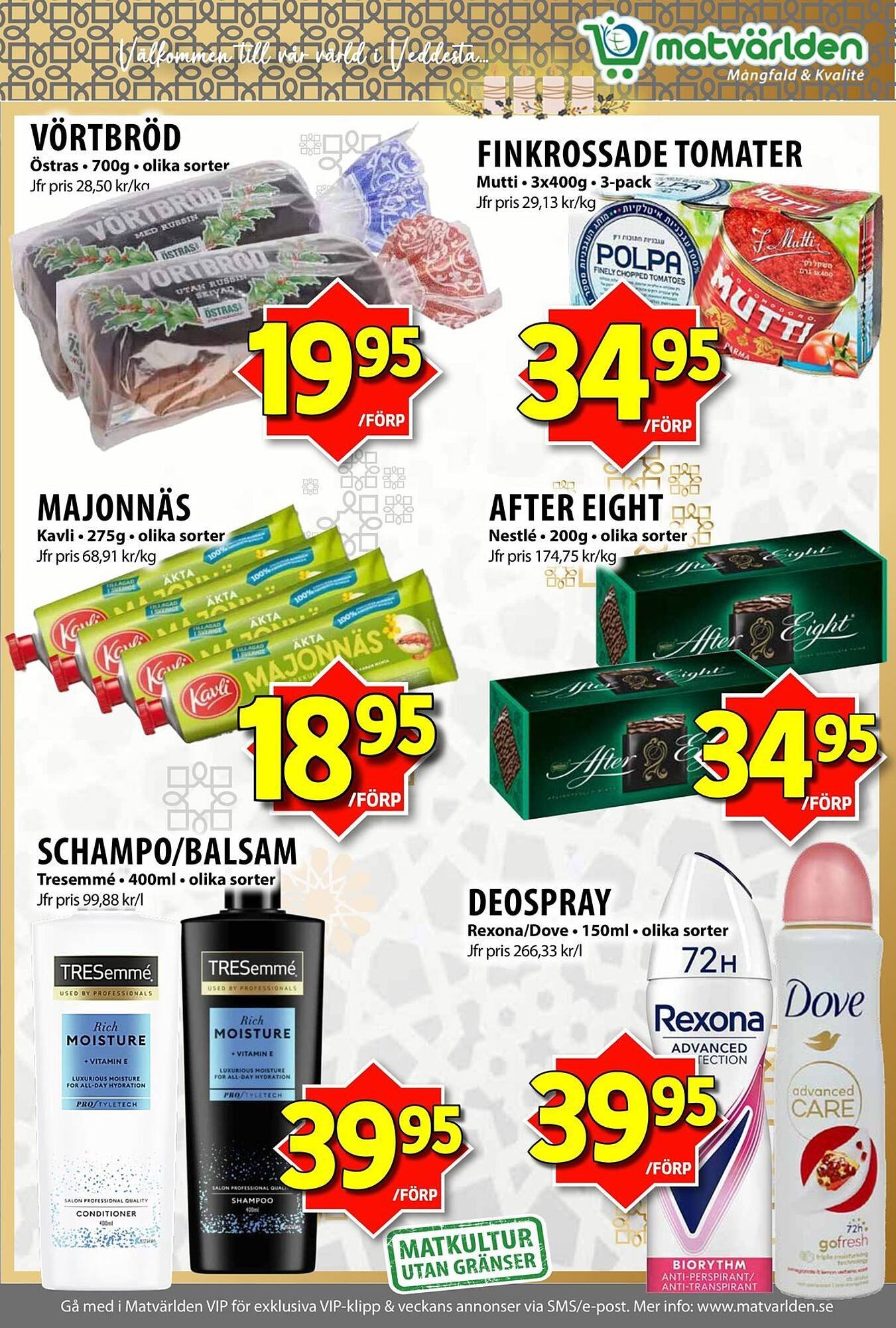 Matvärlden Tensta reklamblad