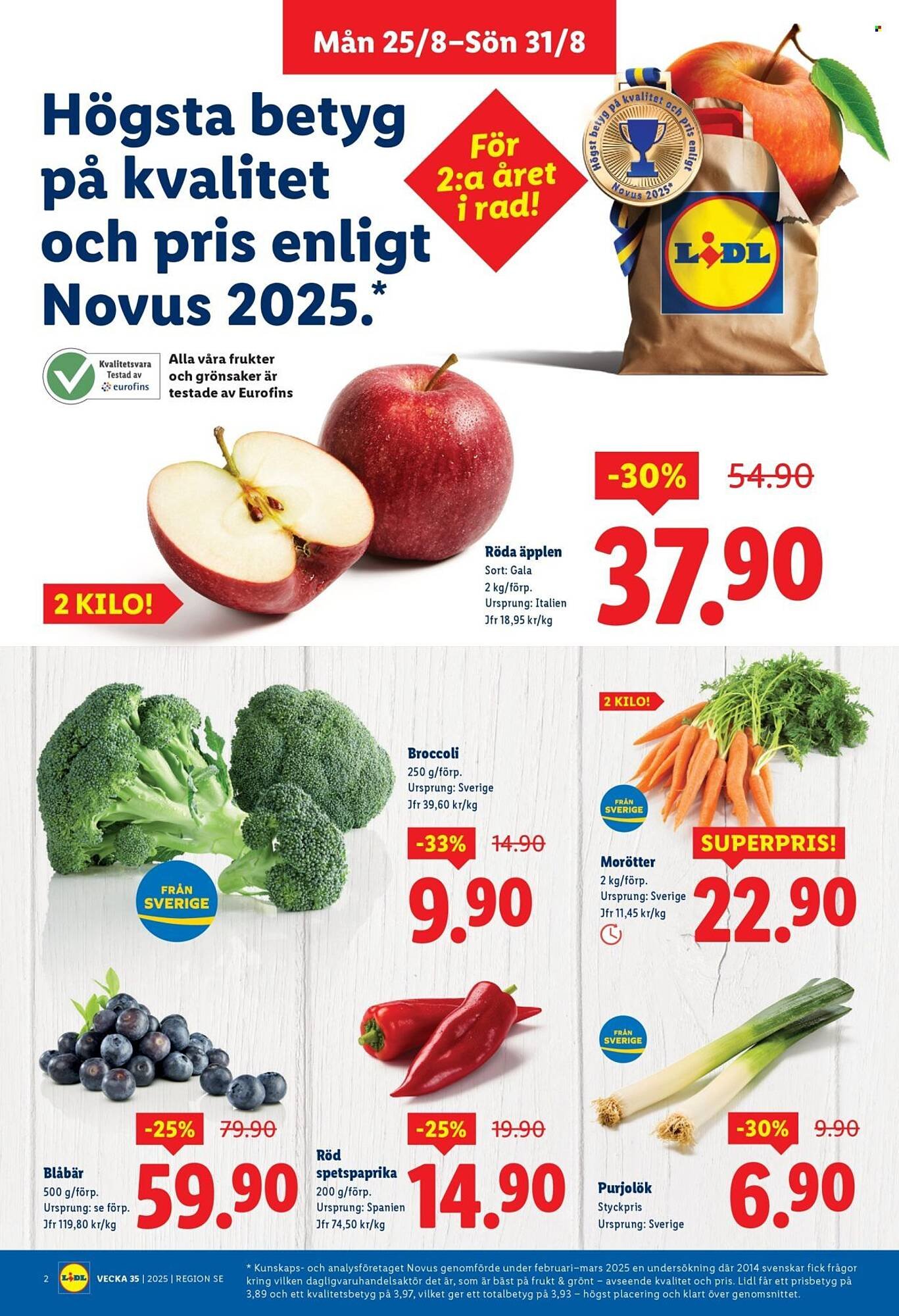 Lidl reklamblad (2025-08-25 - 2025-08-31)