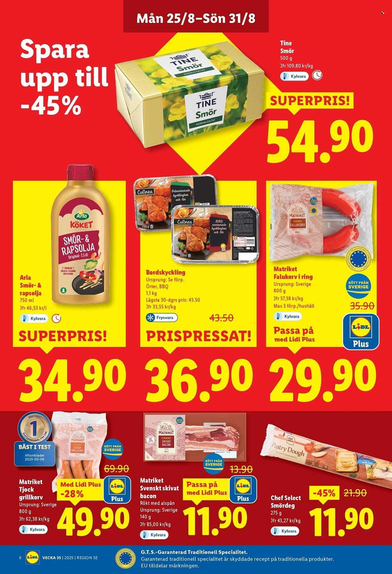 Lidl reklamblad (2025-08-25 - 2025-08-31)