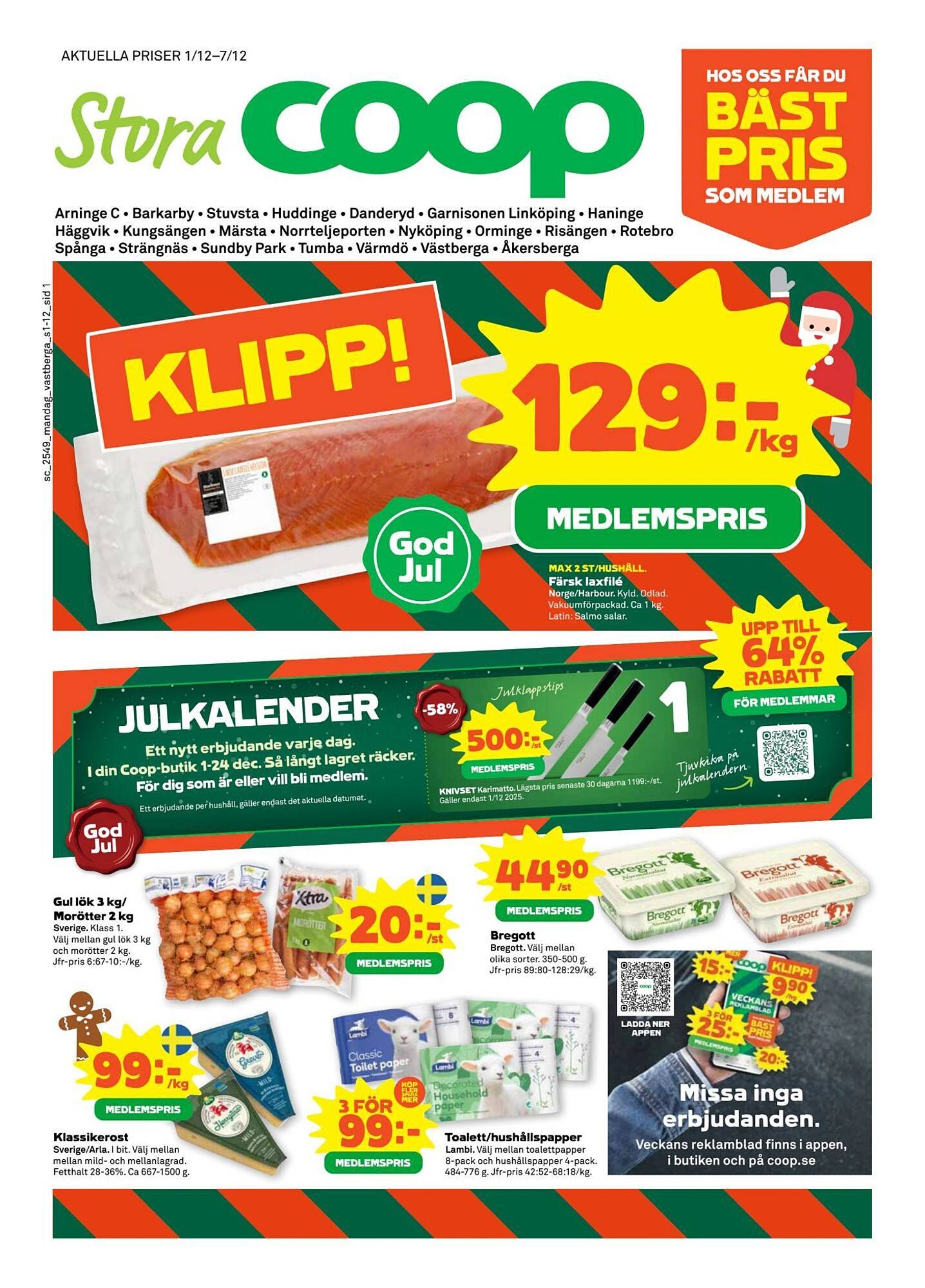 Stora Coop reklamblad (2025-12-01 - 2025-12-08)