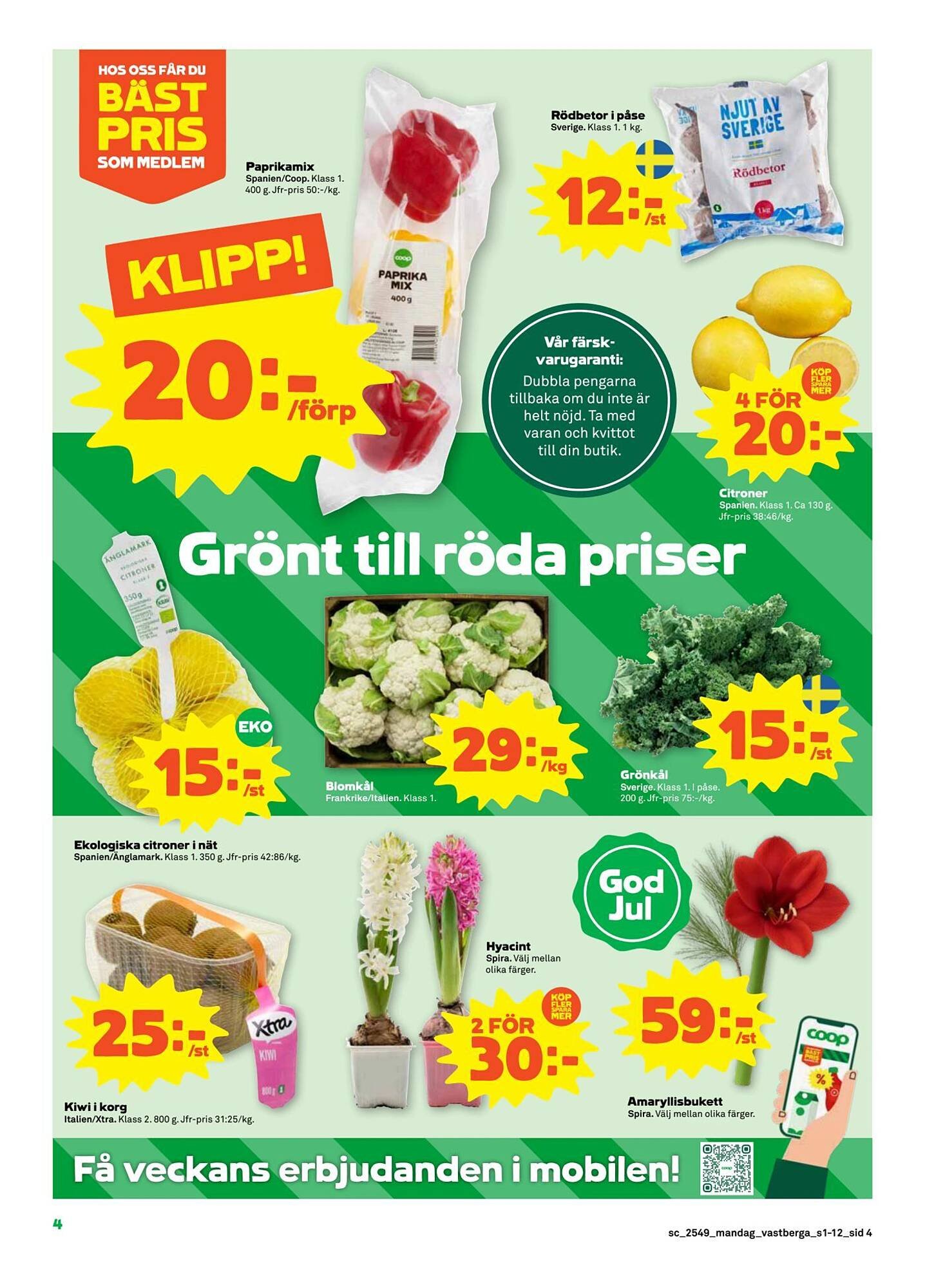 Stora Coop reklamblad (2025-12-01 - 2025-12-08)