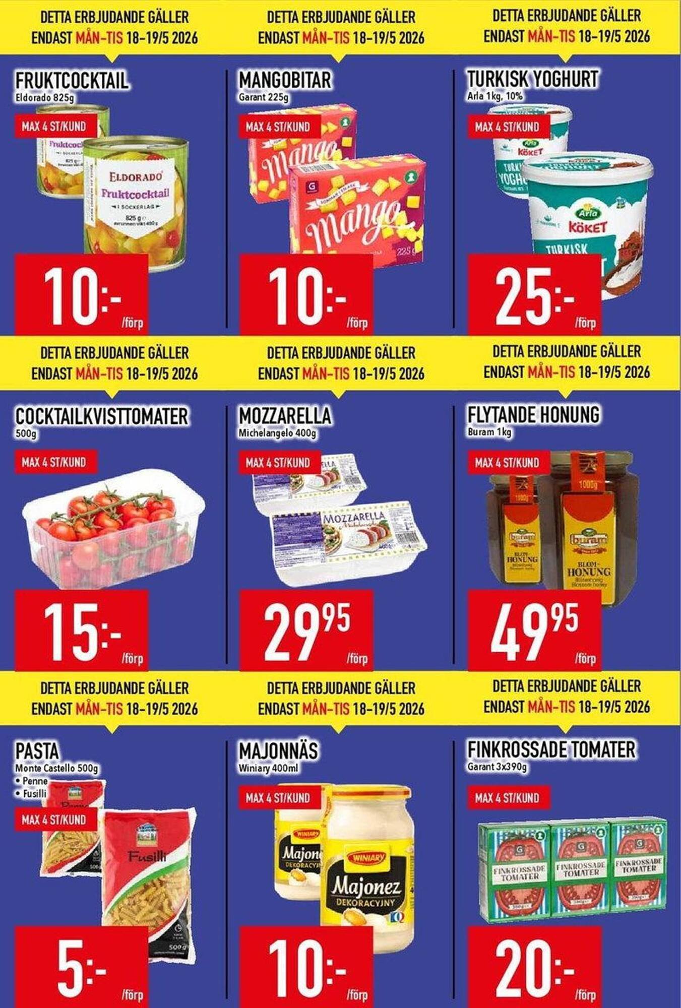 Matdax reklamblad