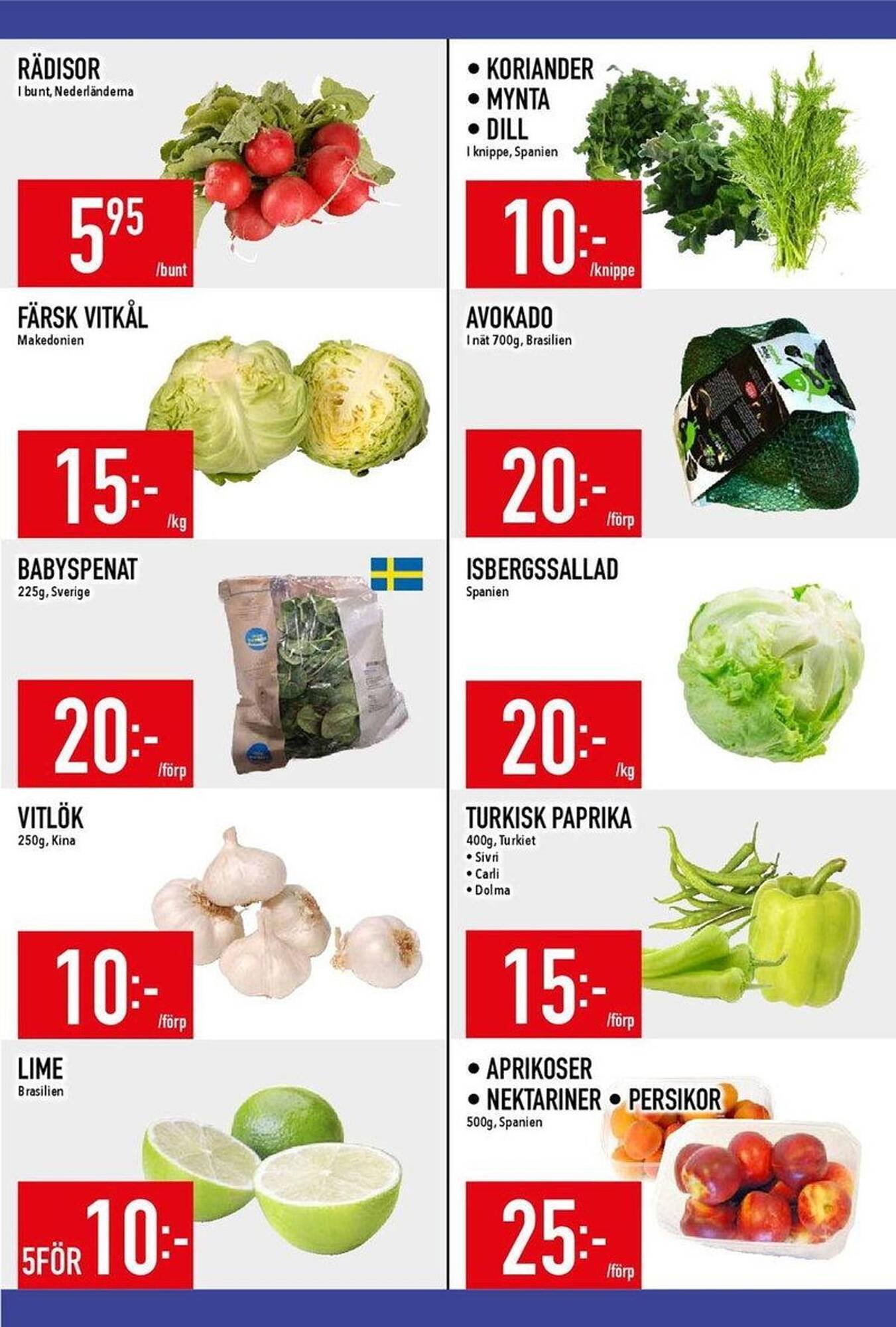 Matdax reklamblad
