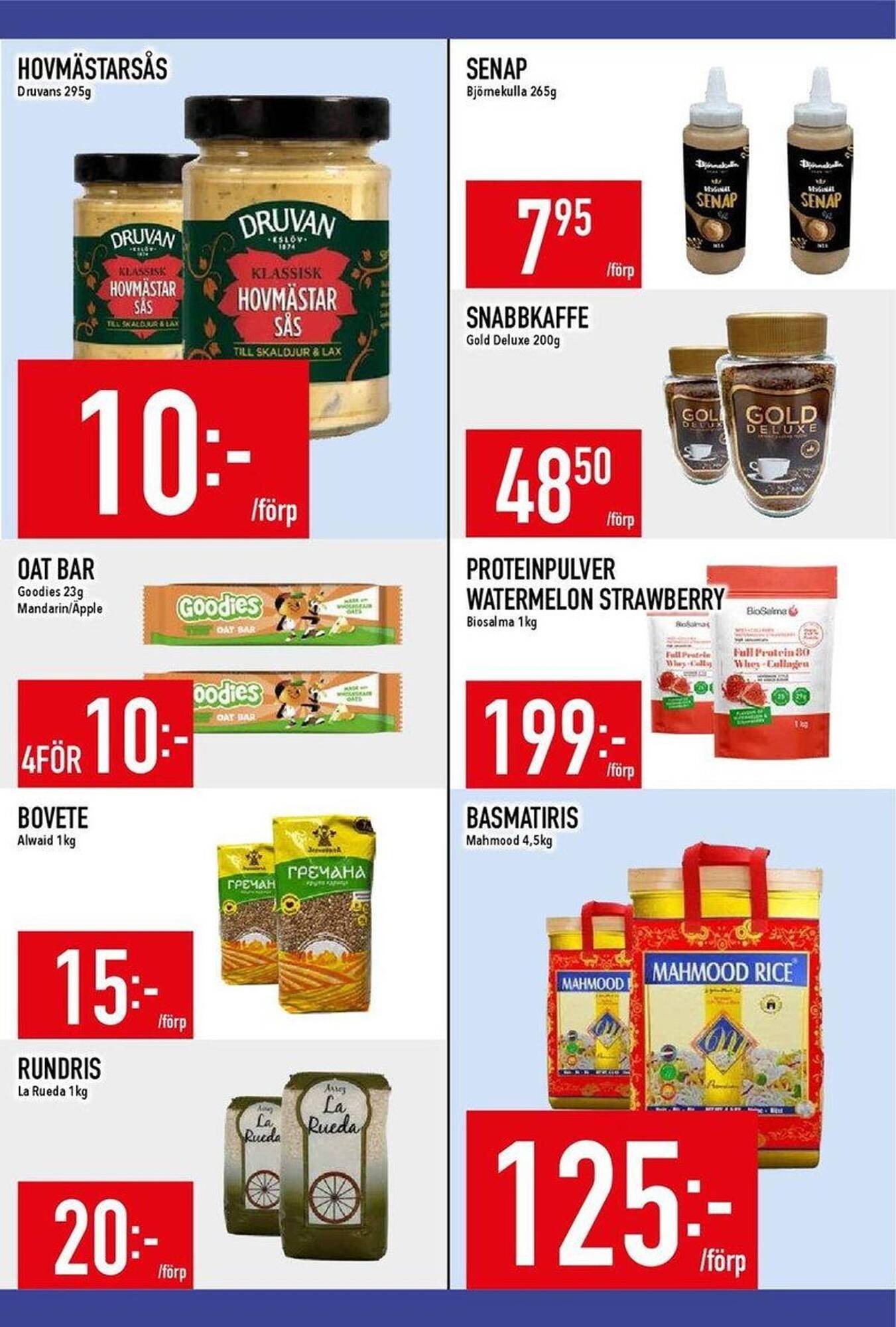 Matdax reklamblad