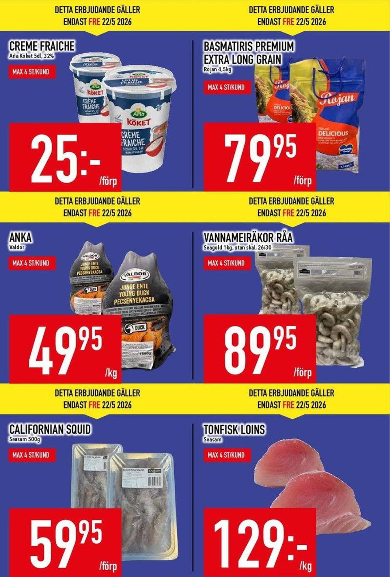 Matdax reklamblad