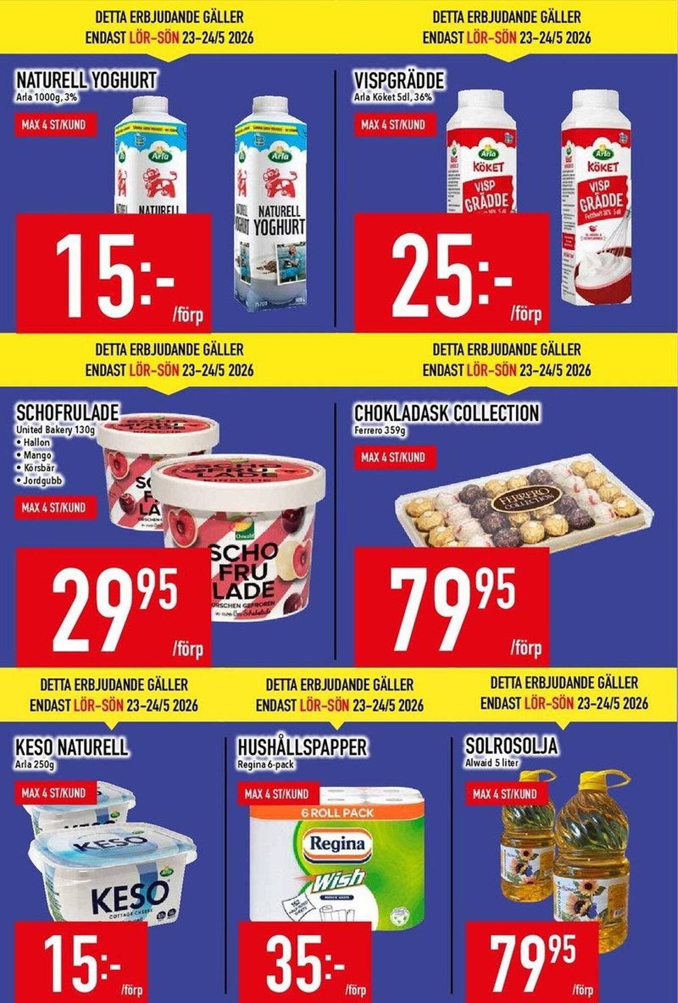 Matdax reklamblad
