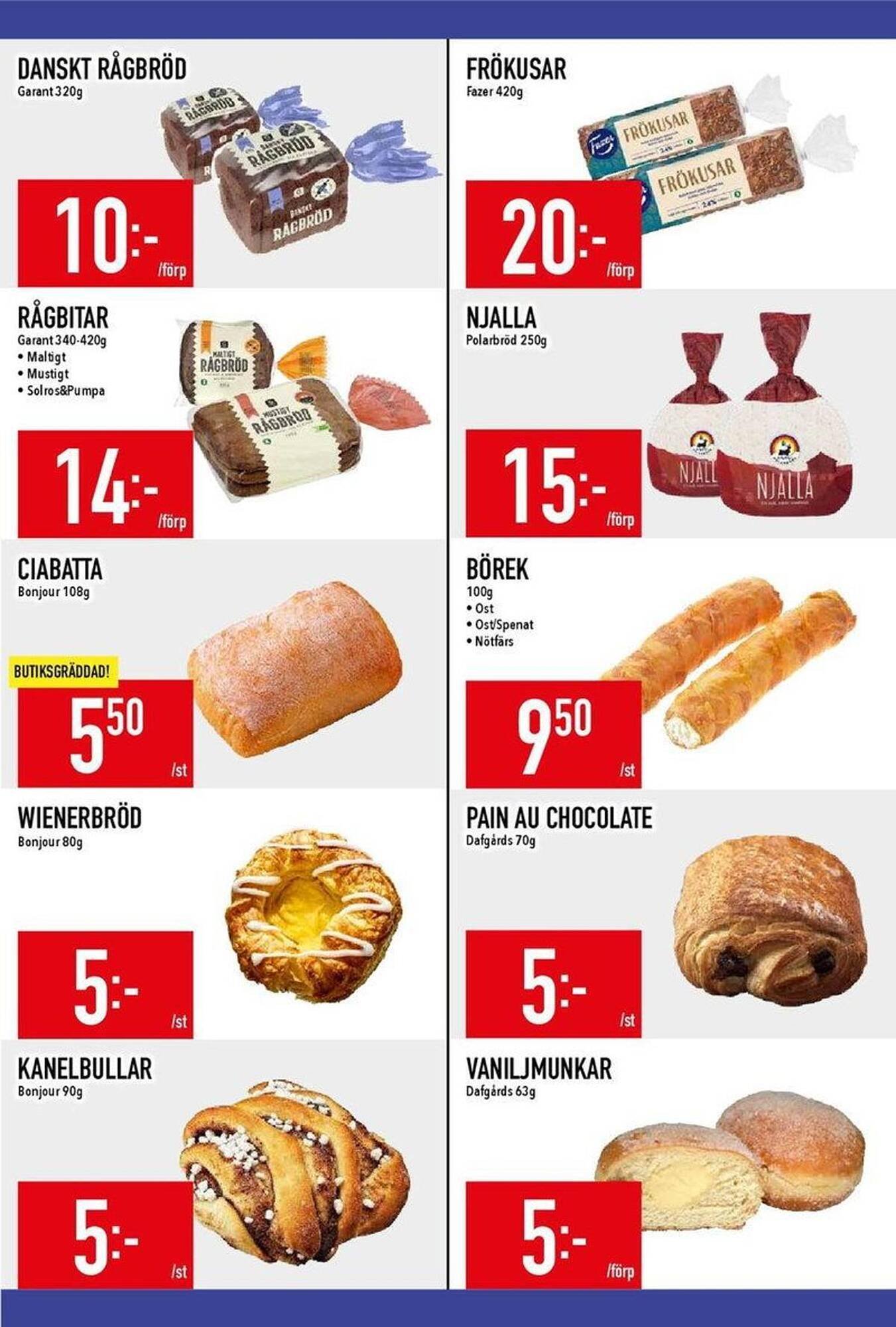 Matdax reklamblad
