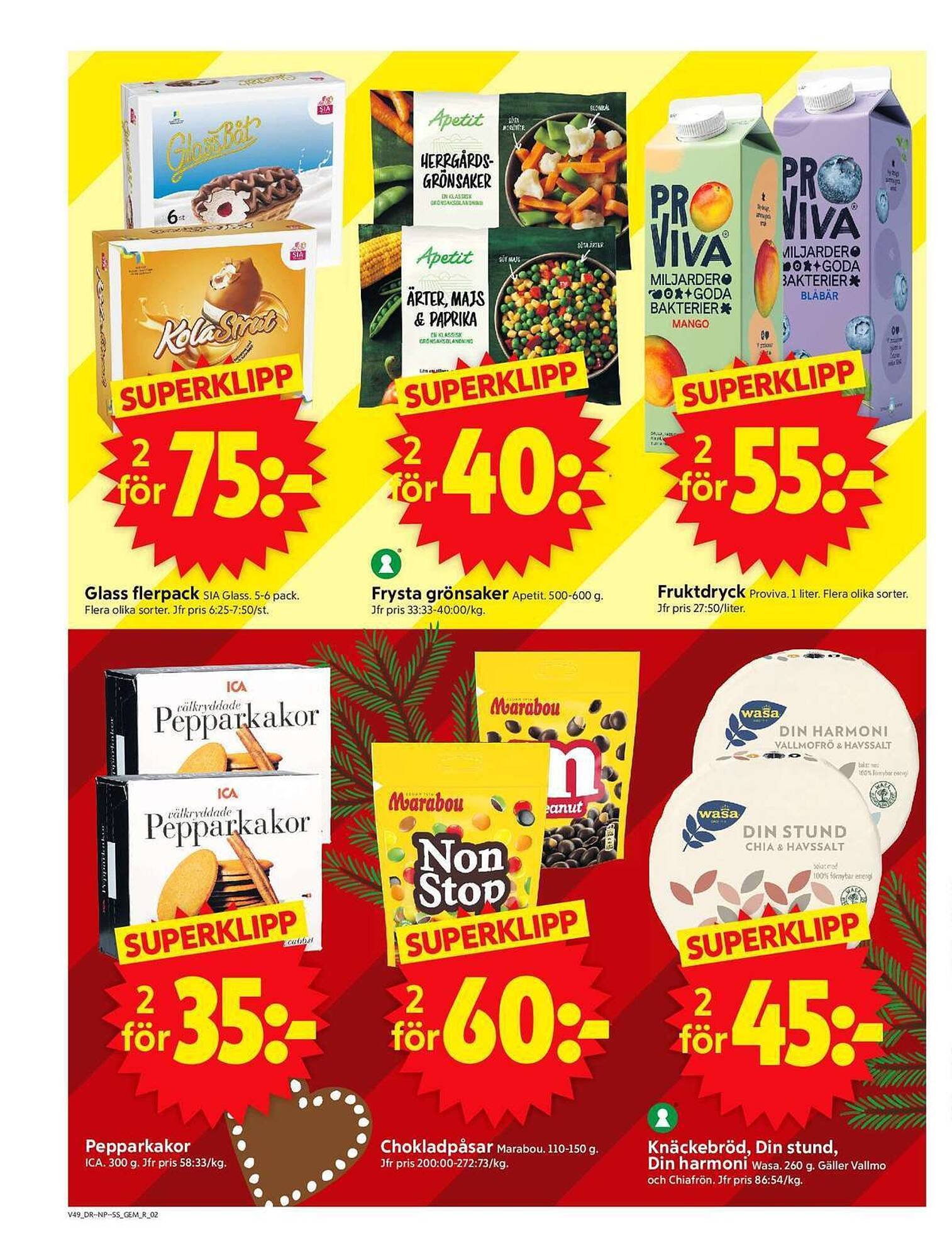 ICA Supermarket reklamblad (2025-12-01 - 2025-12-07)