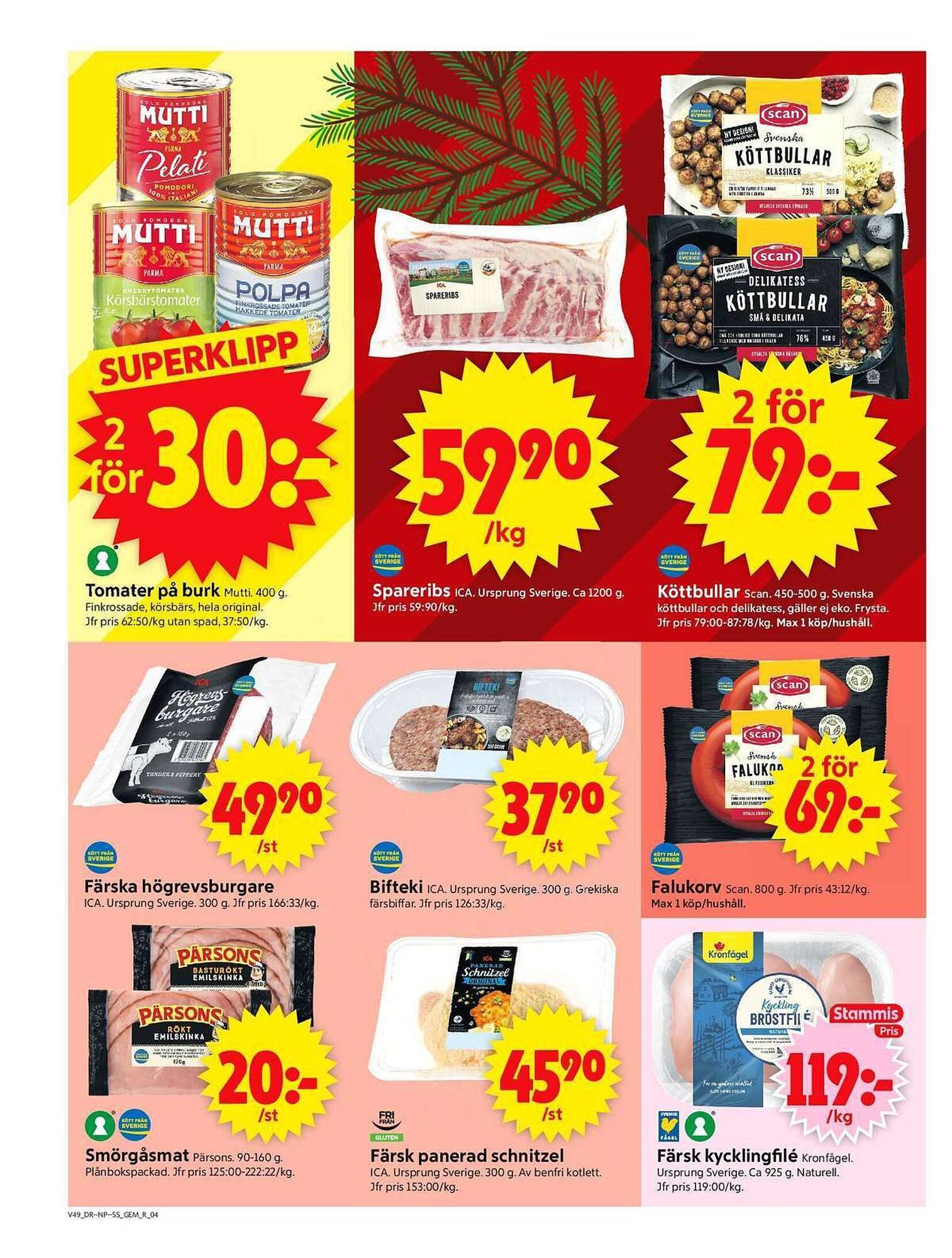 ICA Supermarket reklamblad (2025-12-01 - 2025-12-07)