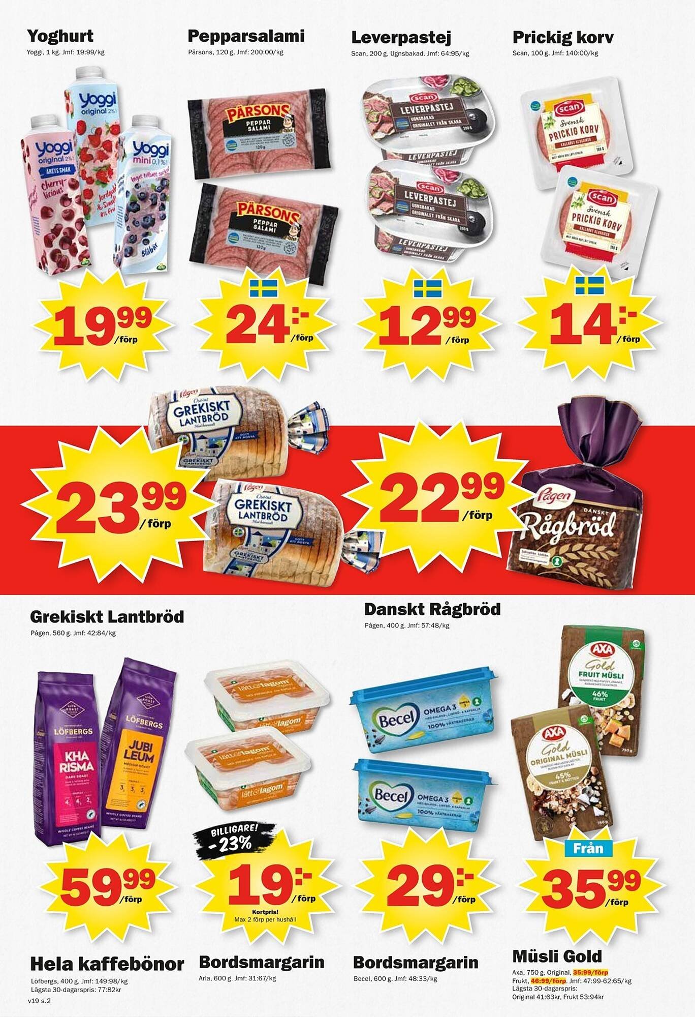 Pekås reklamblad