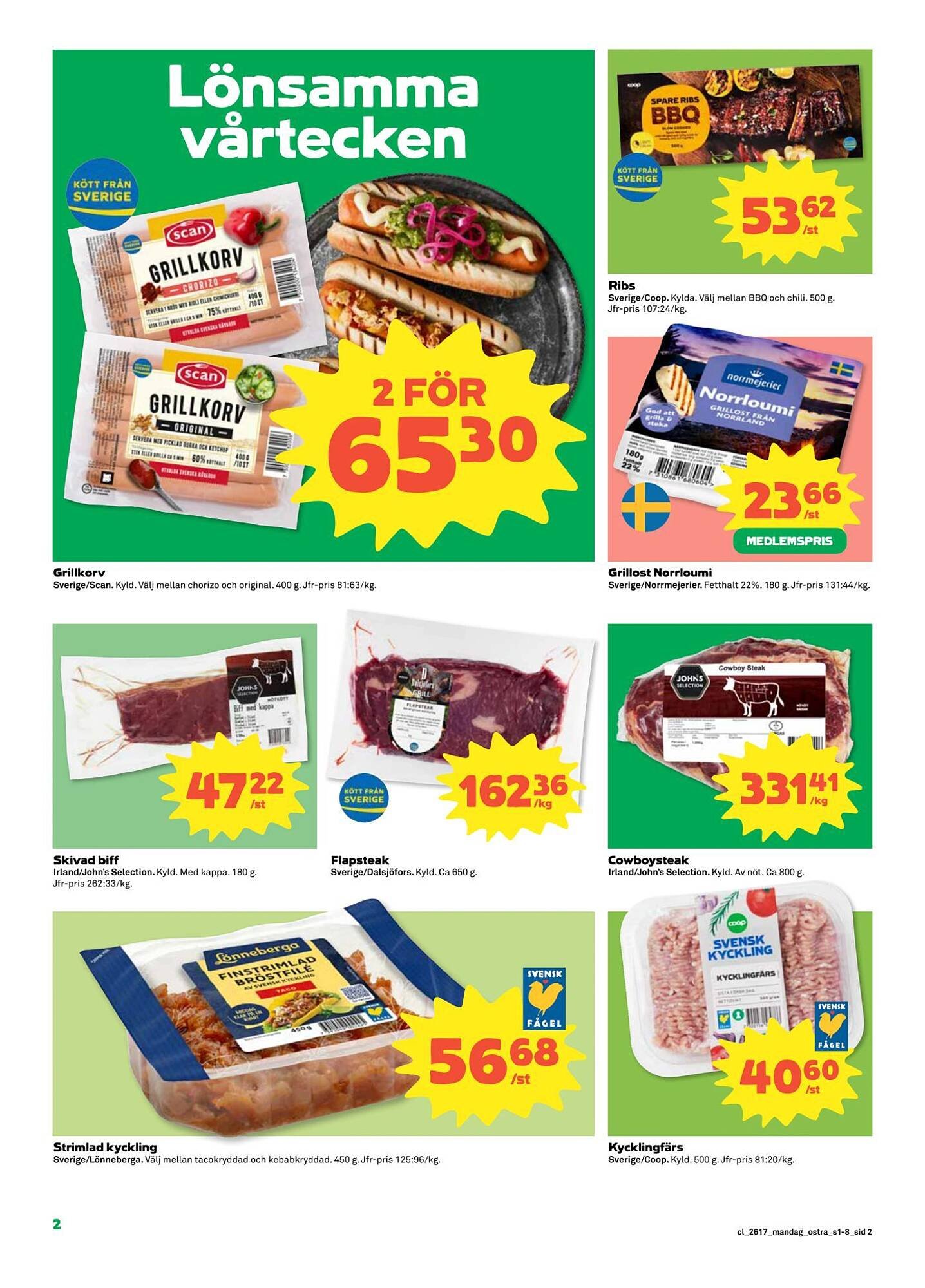 Coop Daglivs reklamblad