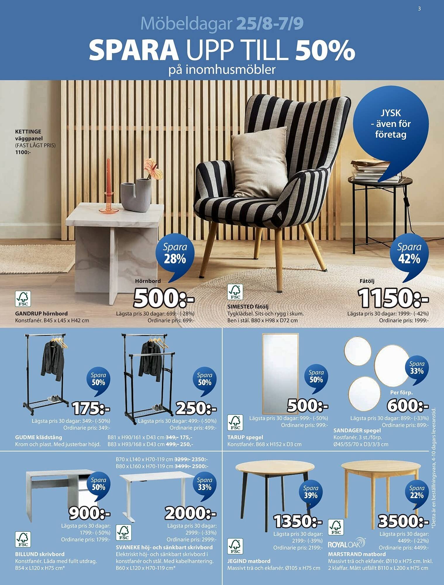 JYSK reklamblad (2025-08-25 - 2025-09-07)