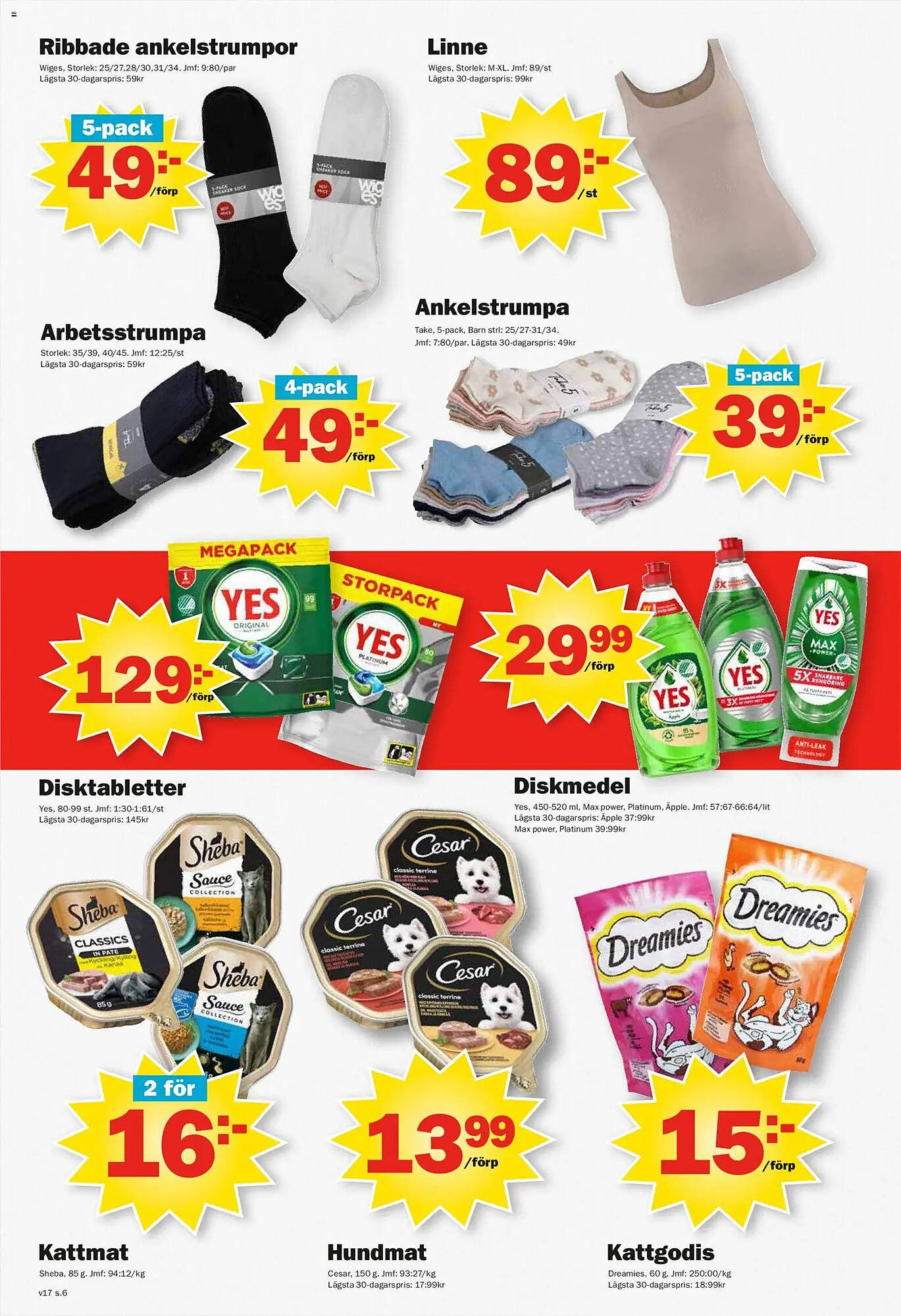 Pekås reklamblad