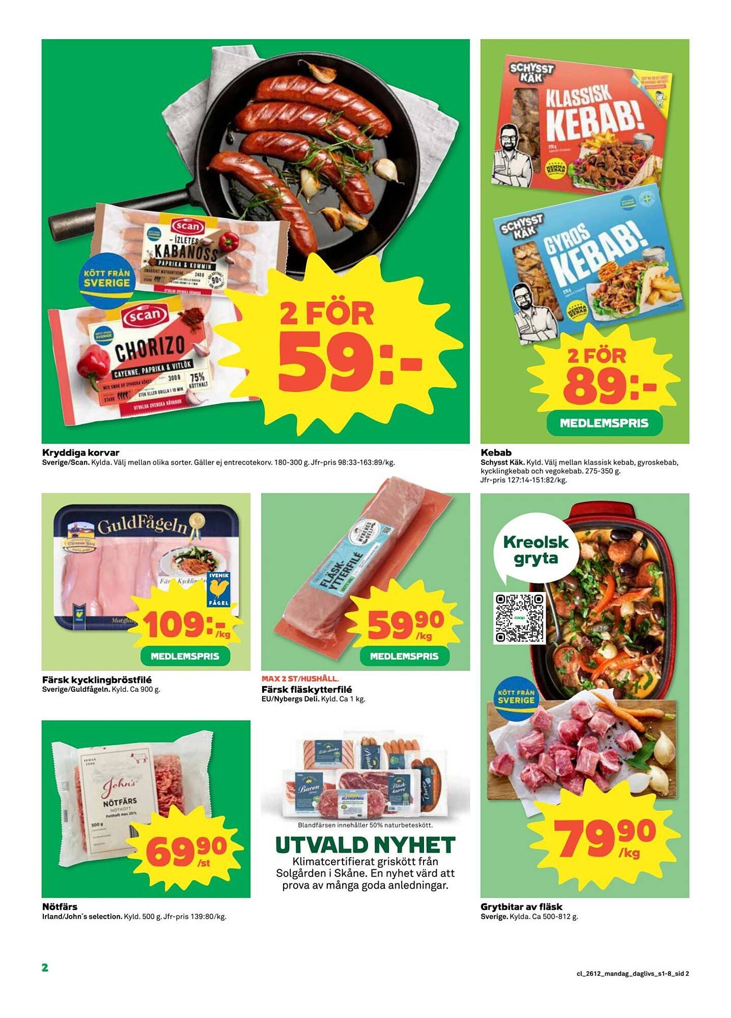 Coop Daglivs reklamblad