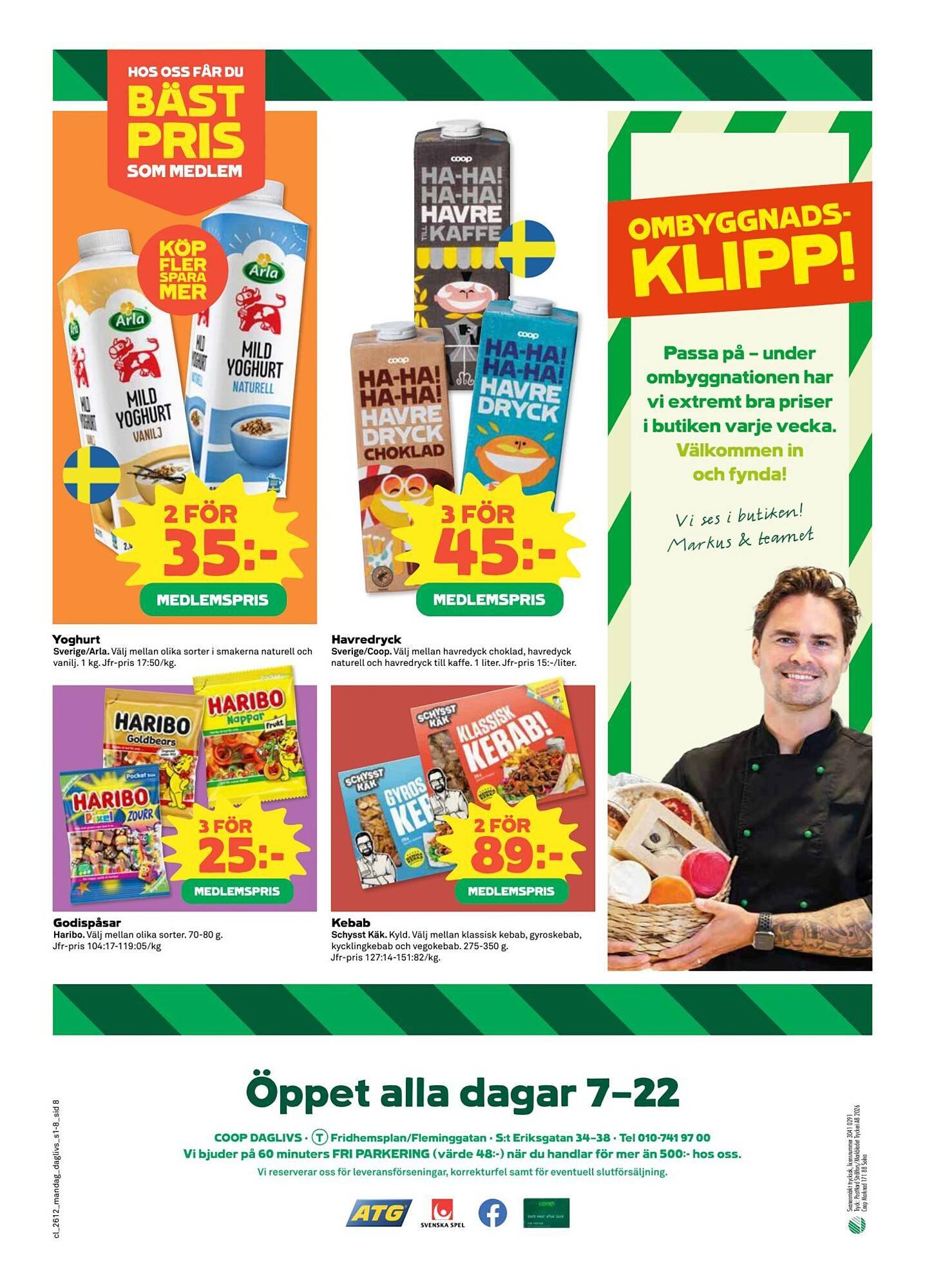 Coop Daglivs reklamblad
