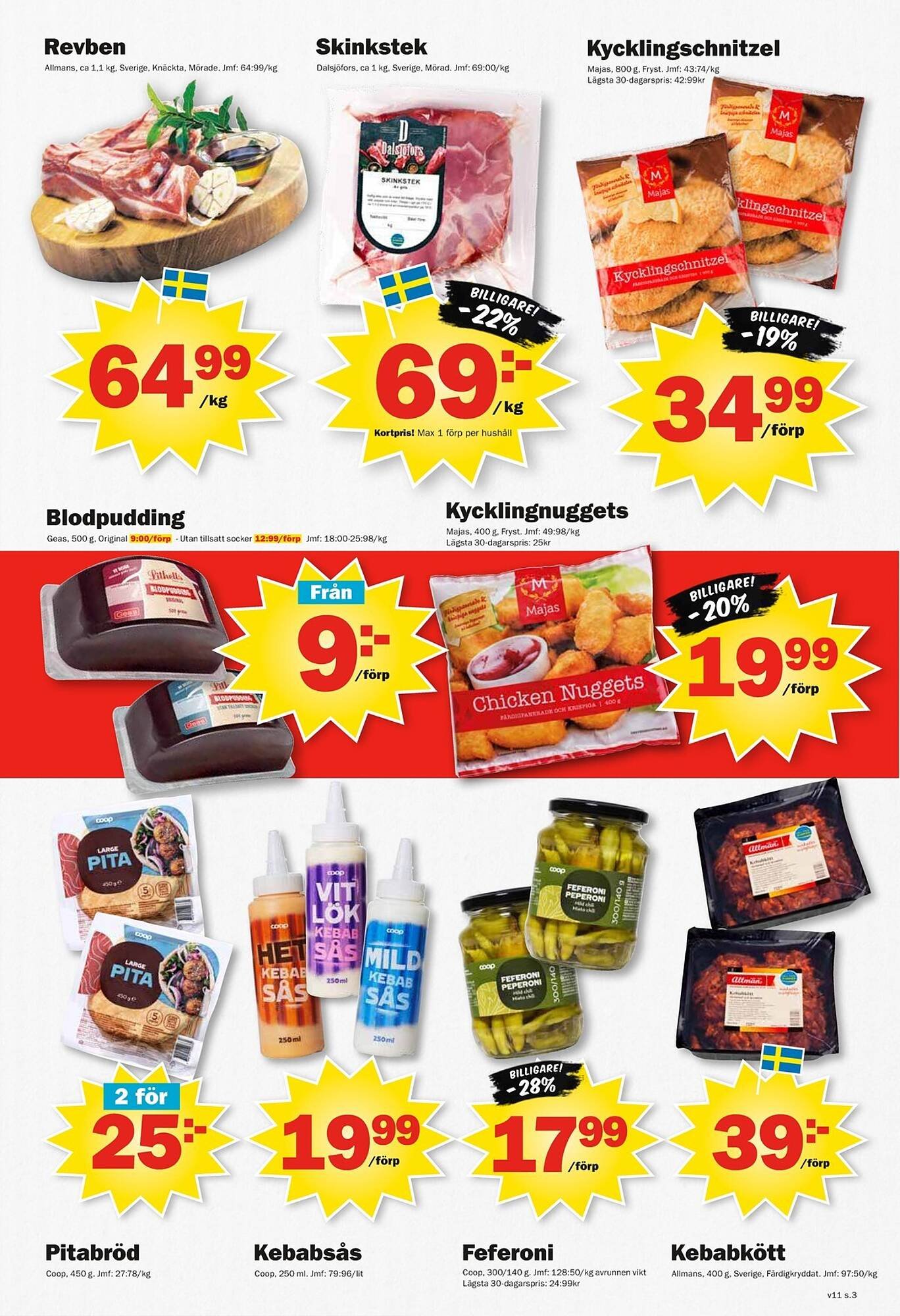 Pekås reklamblad