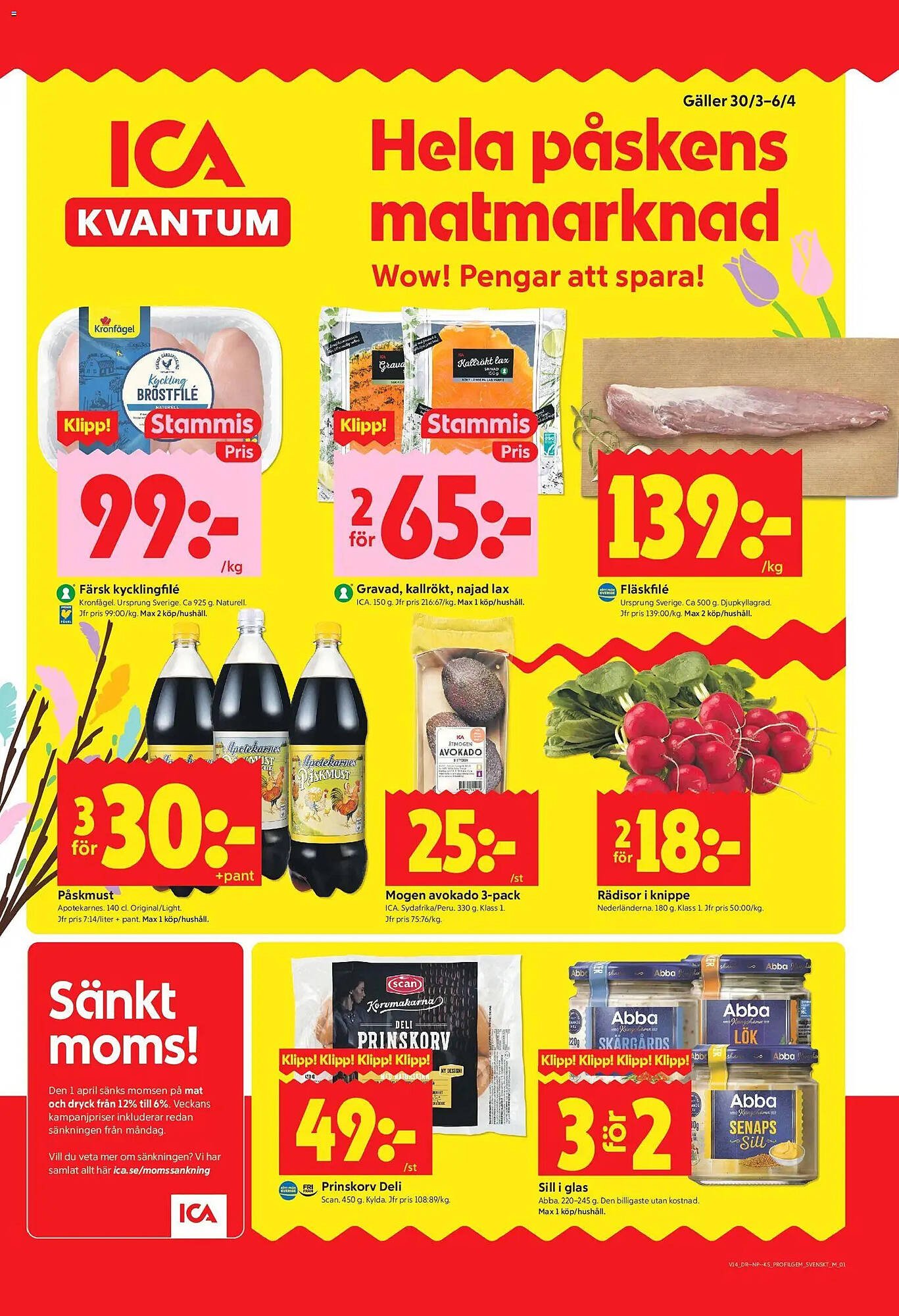 ICA Kvantum reklamblad