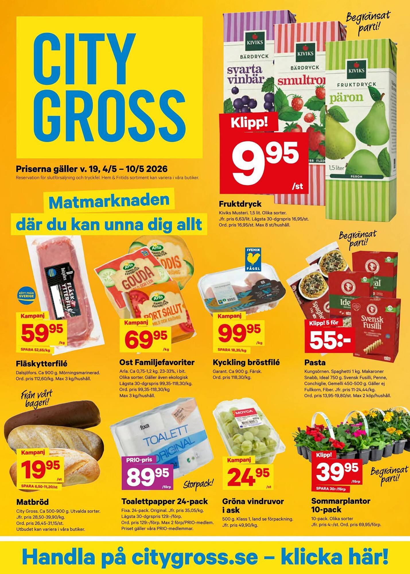 City Gross reklamblad