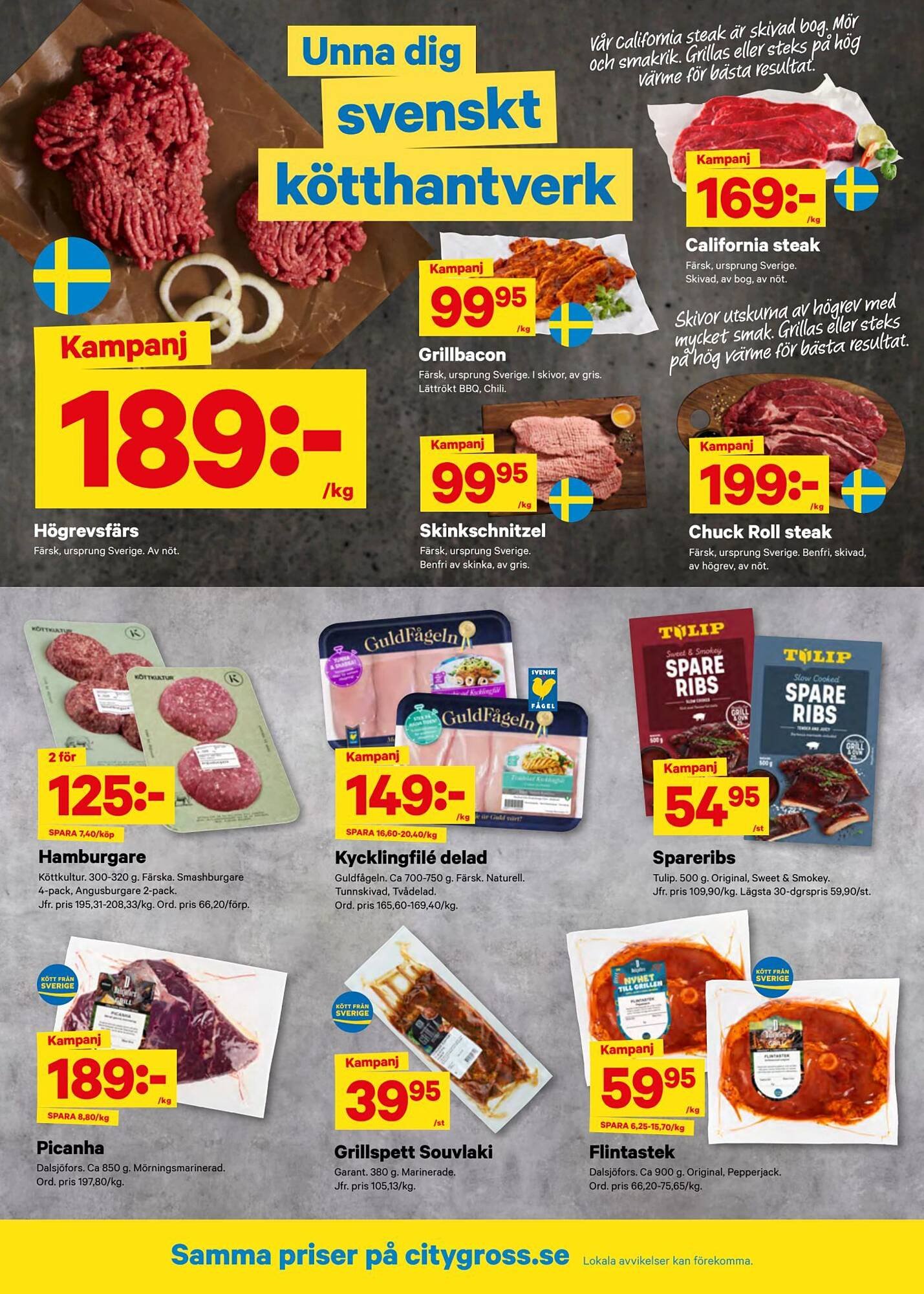 City Gross reklamblad