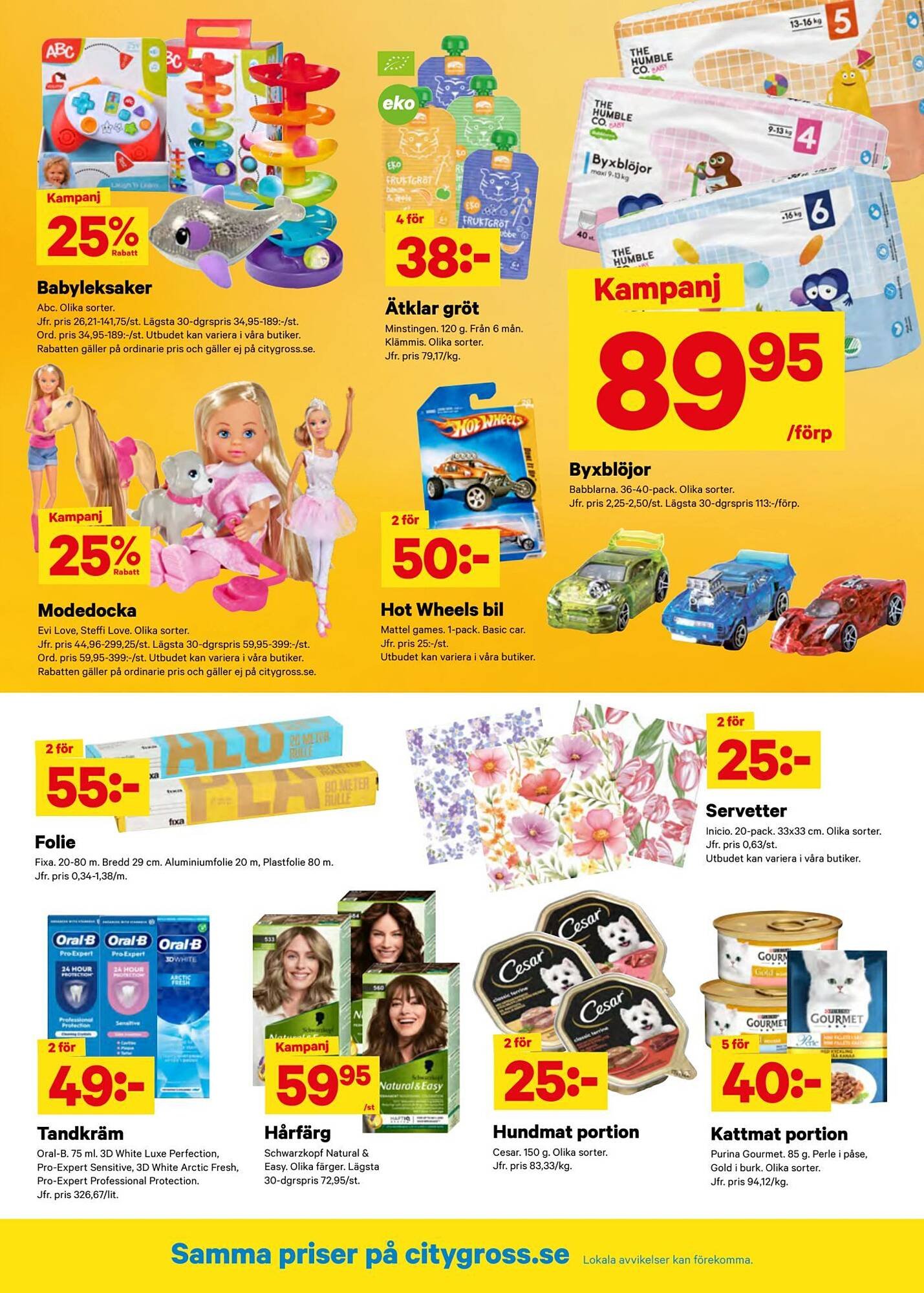City Gross reklamblad