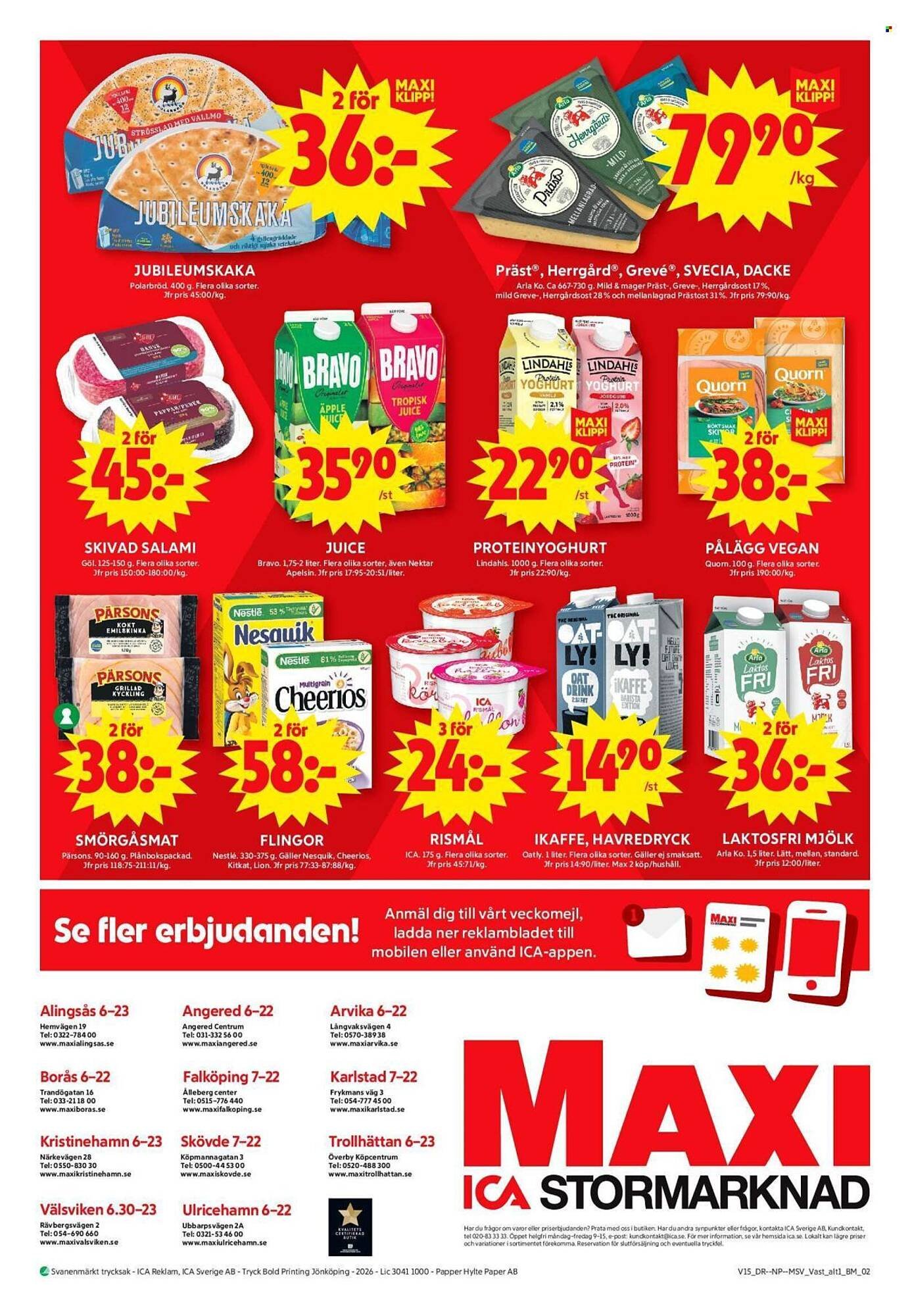 ICA Supermarket reklamblad