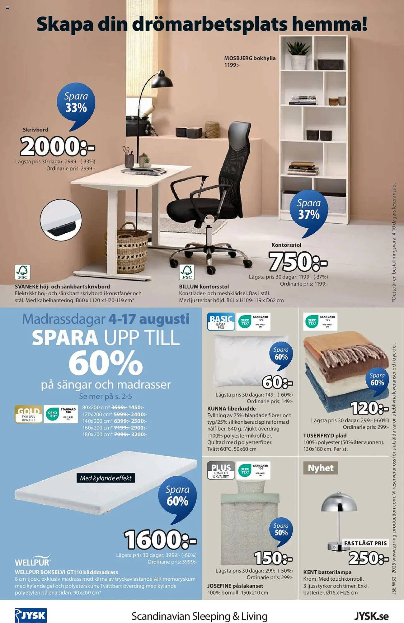 JYSK reklamblad (2025-08-04 - 2025-08-17)