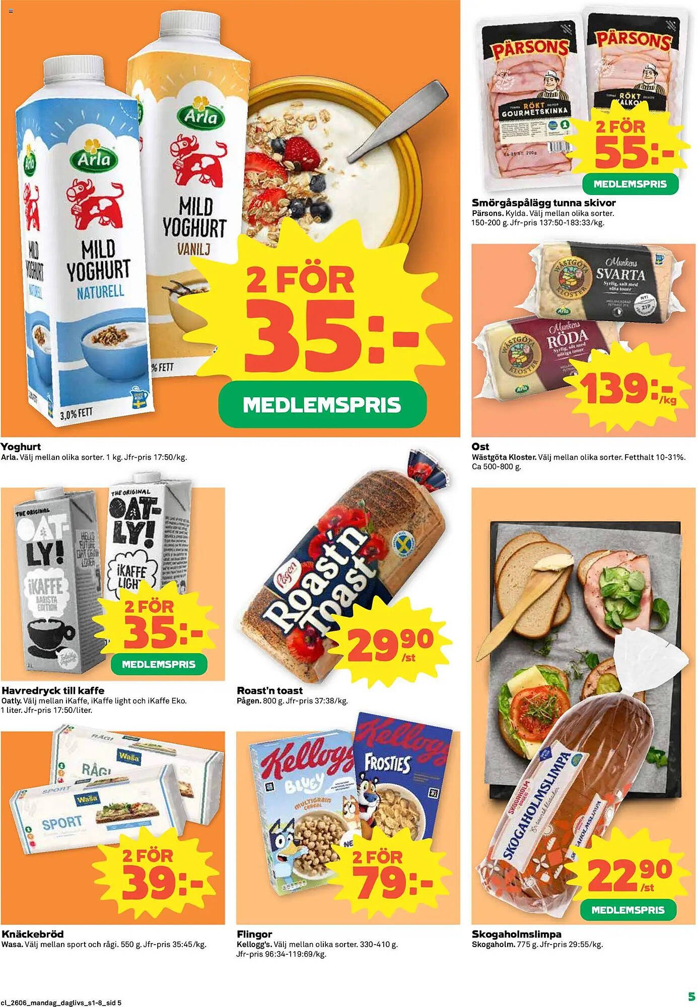 Coop Daglivs reklamblad
