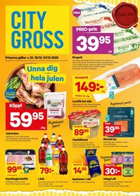 City Gross reklamblad