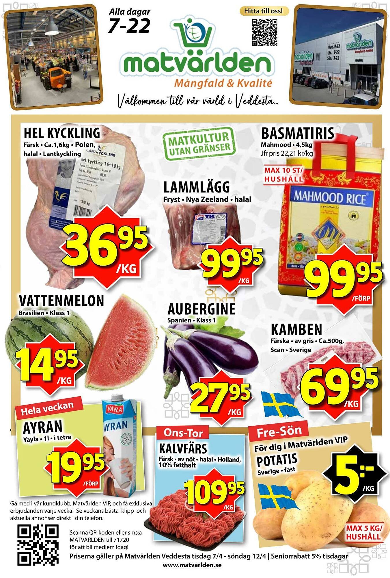 Matvärlden Tensta reklamblad