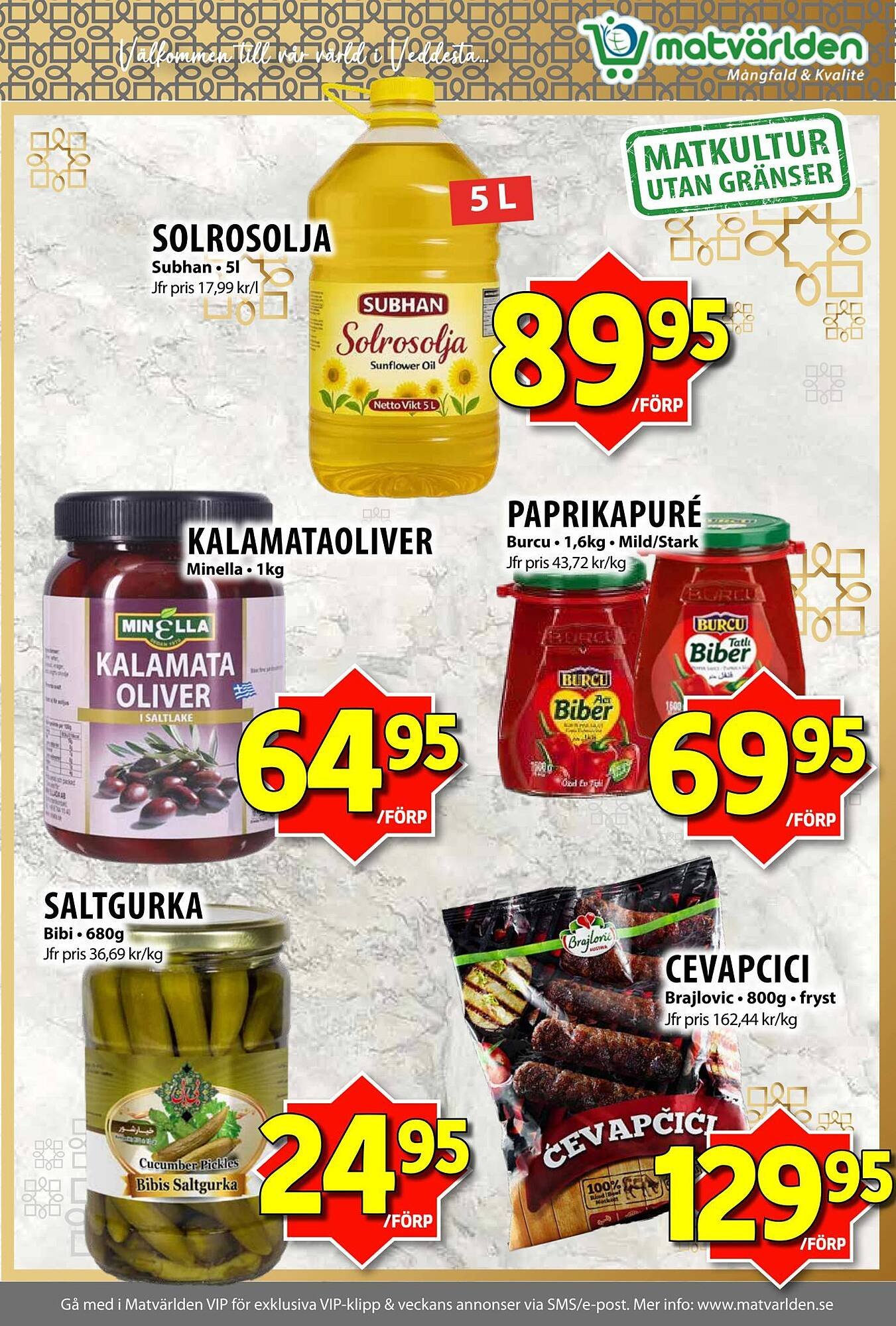 Matvärlden Tensta reklamblad