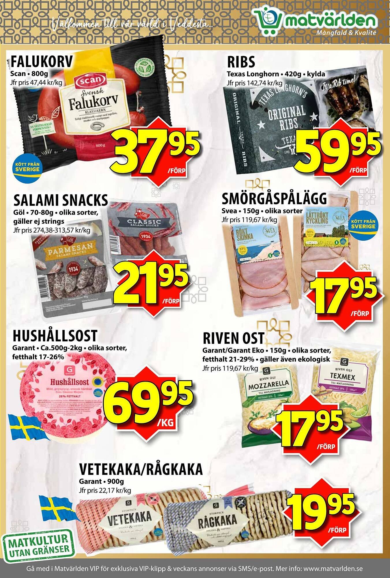 Matvärlden Tensta reklamblad