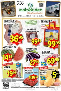 Matvärlden Tensta reklamblad
