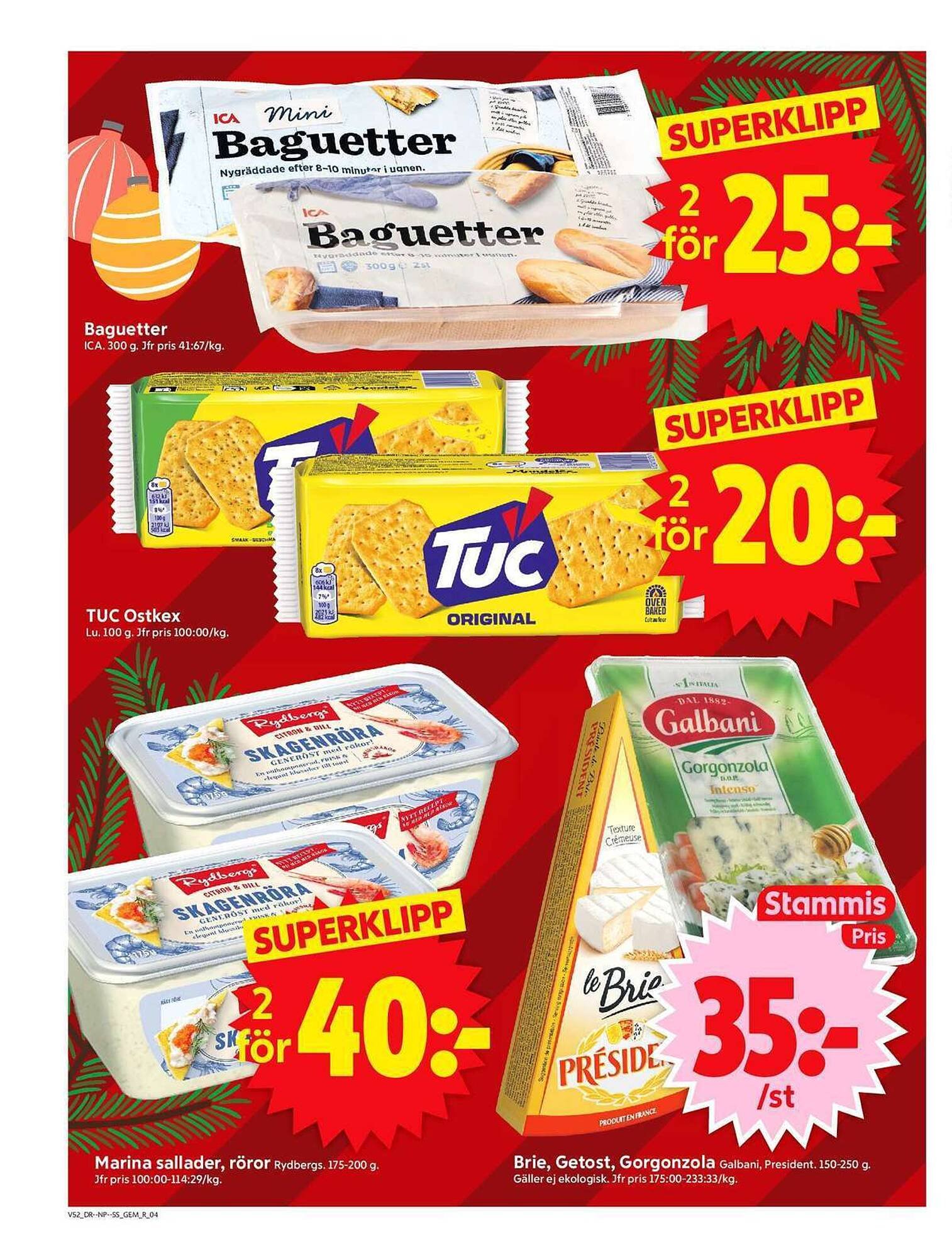 ICA Supermarket reklamblad (2025-12-22 - 2025-12-28)
