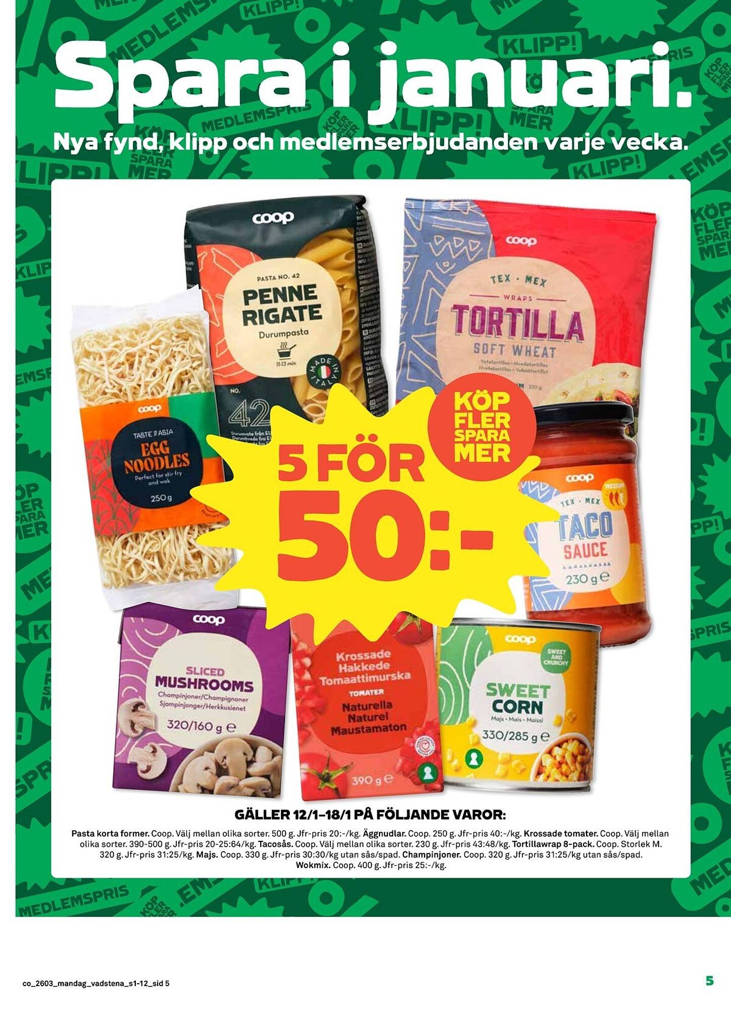 Coop reklamblad