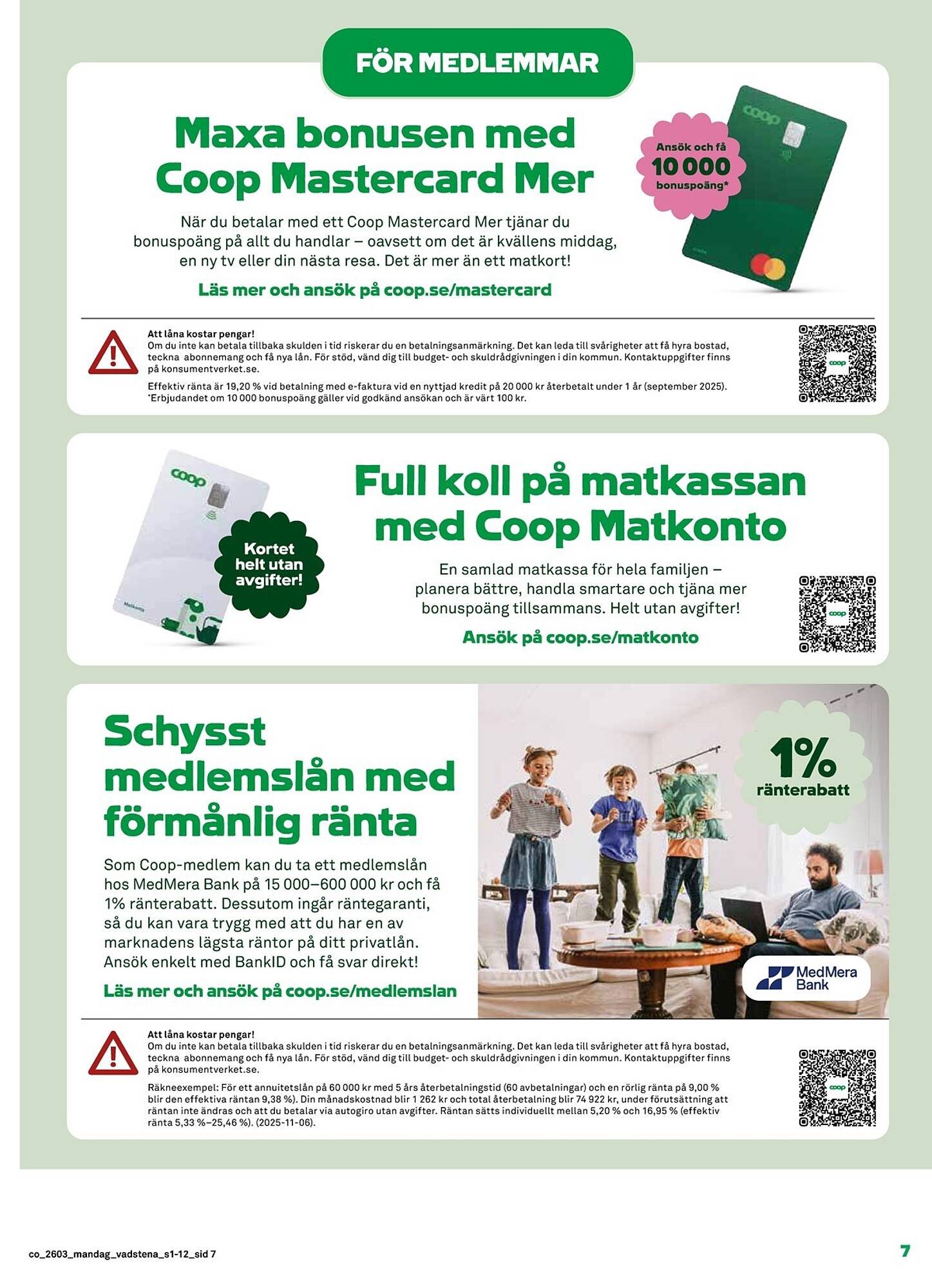 Coop reklamblad