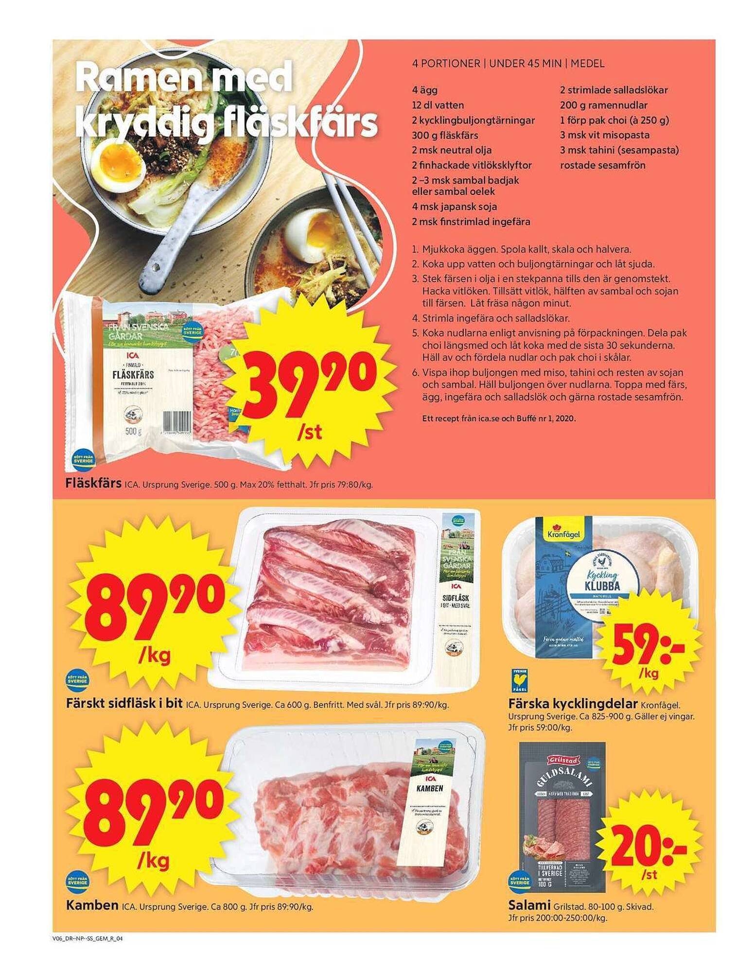 ICA Supermarket reklamblad
