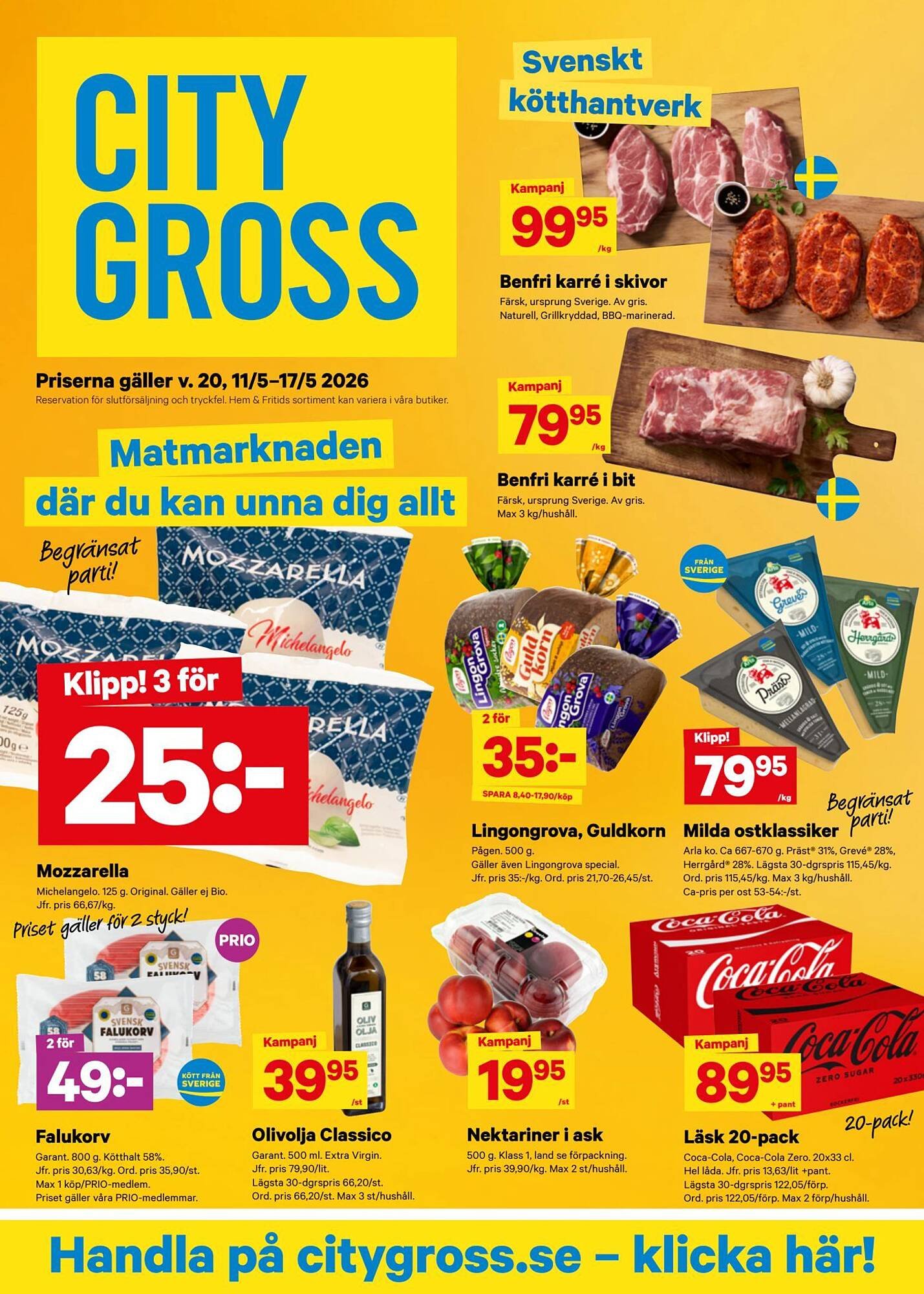City Gross reklamblad