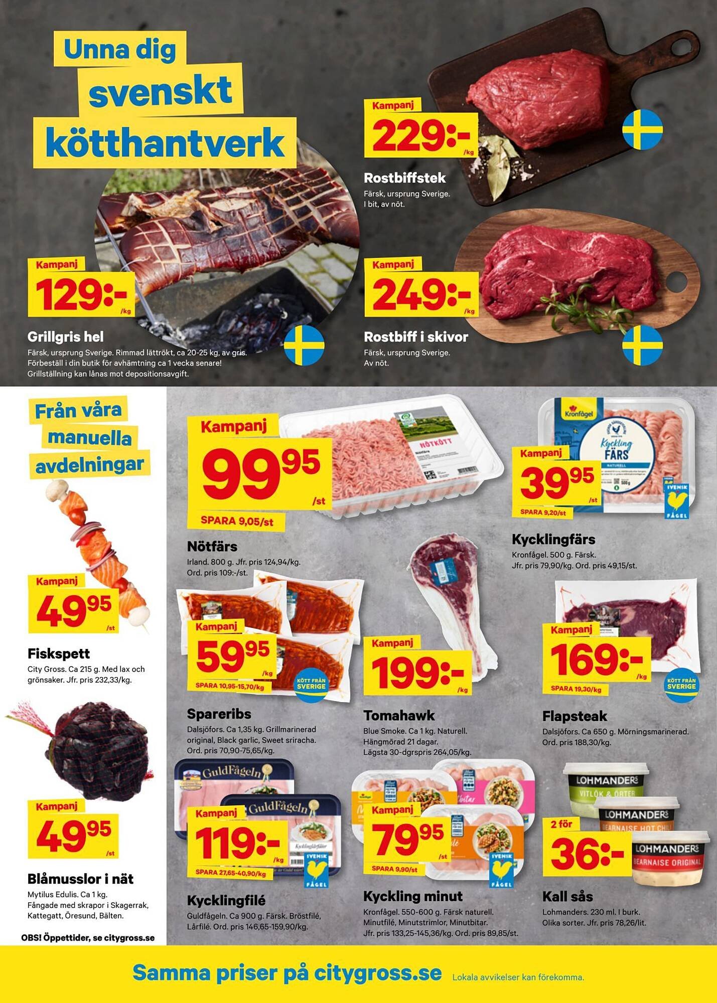 City Gross reklamblad