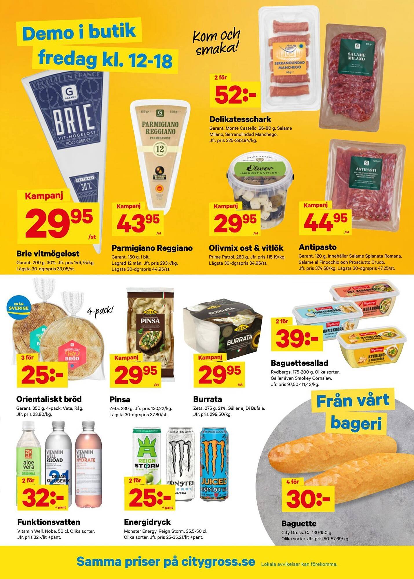 City Gross reklamblad