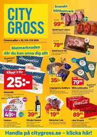 City Gross reklamblad