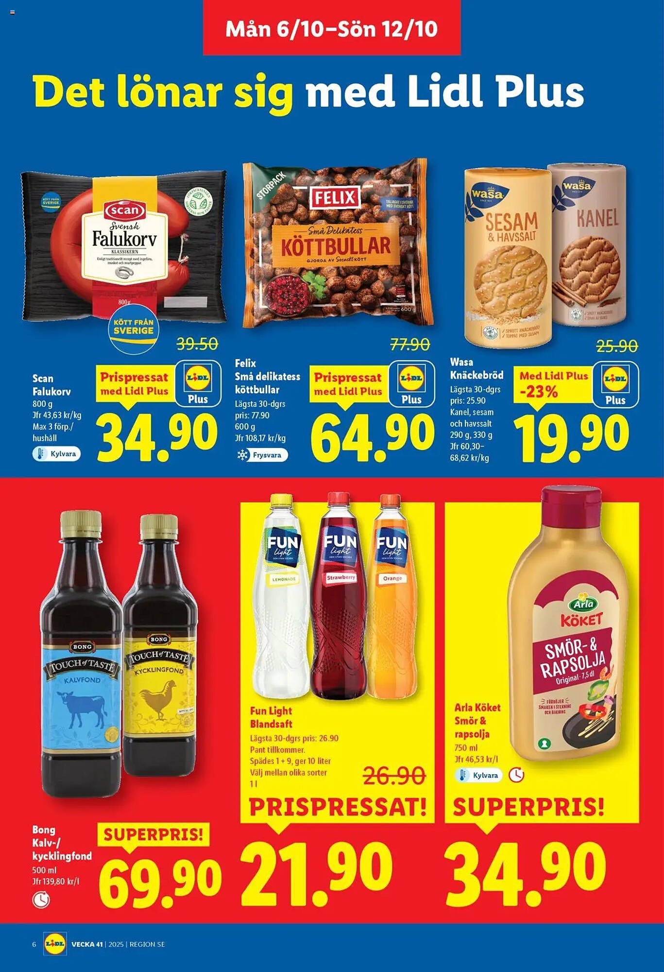 Lidl reklamblad (2025-10-06 - 2025-10-12)