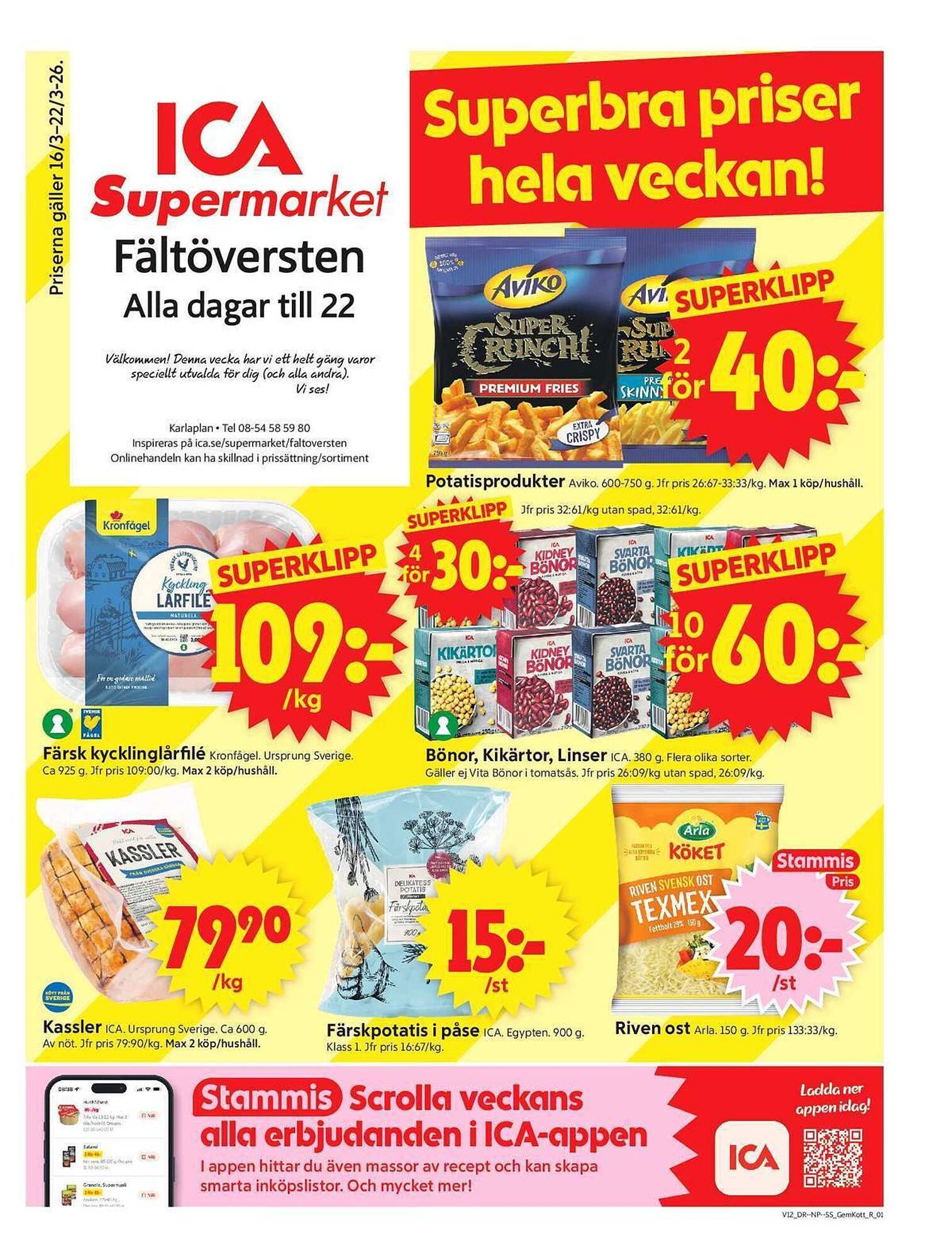 ICA Supermarket reklamblad
