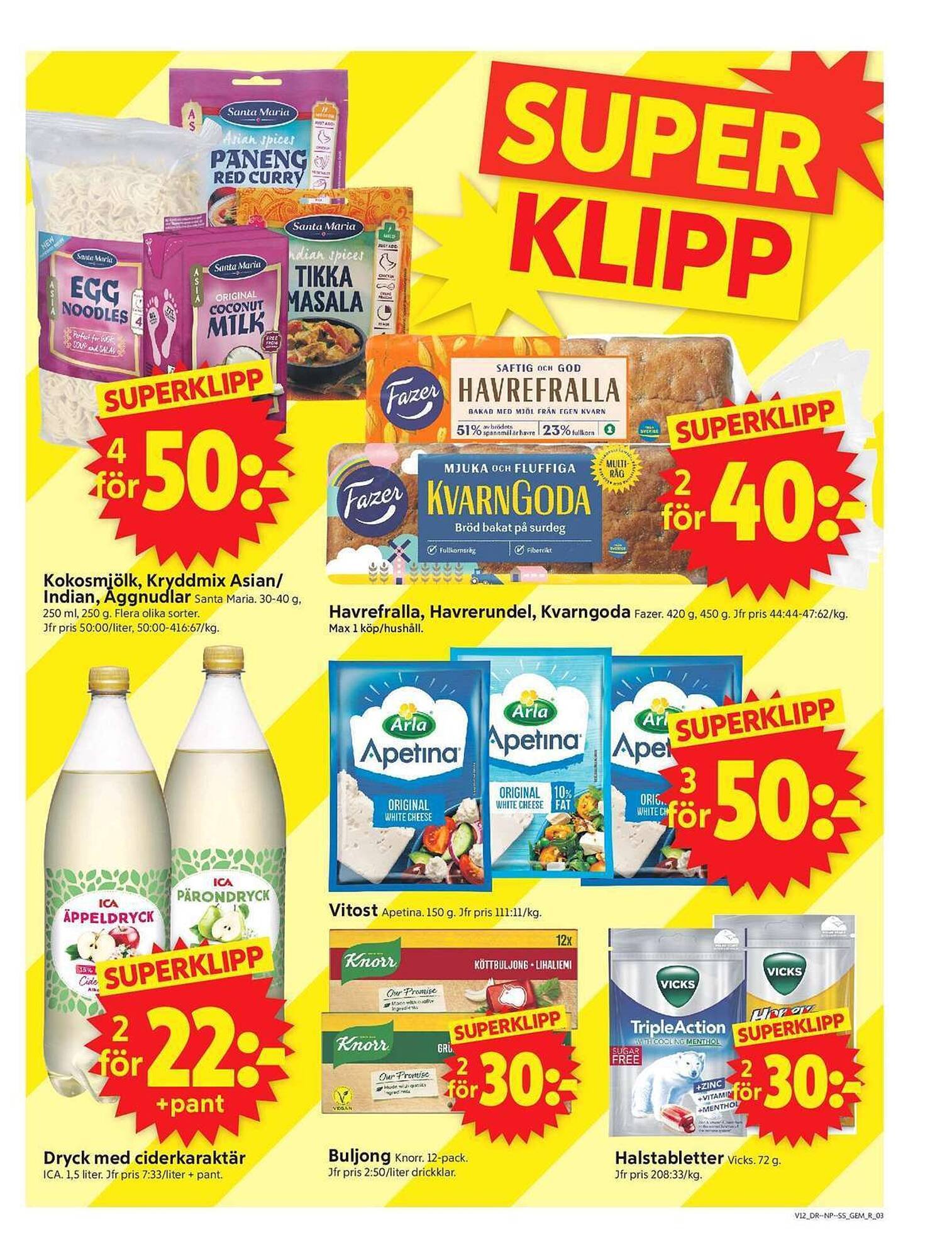 ICA Supermarket reklamblad