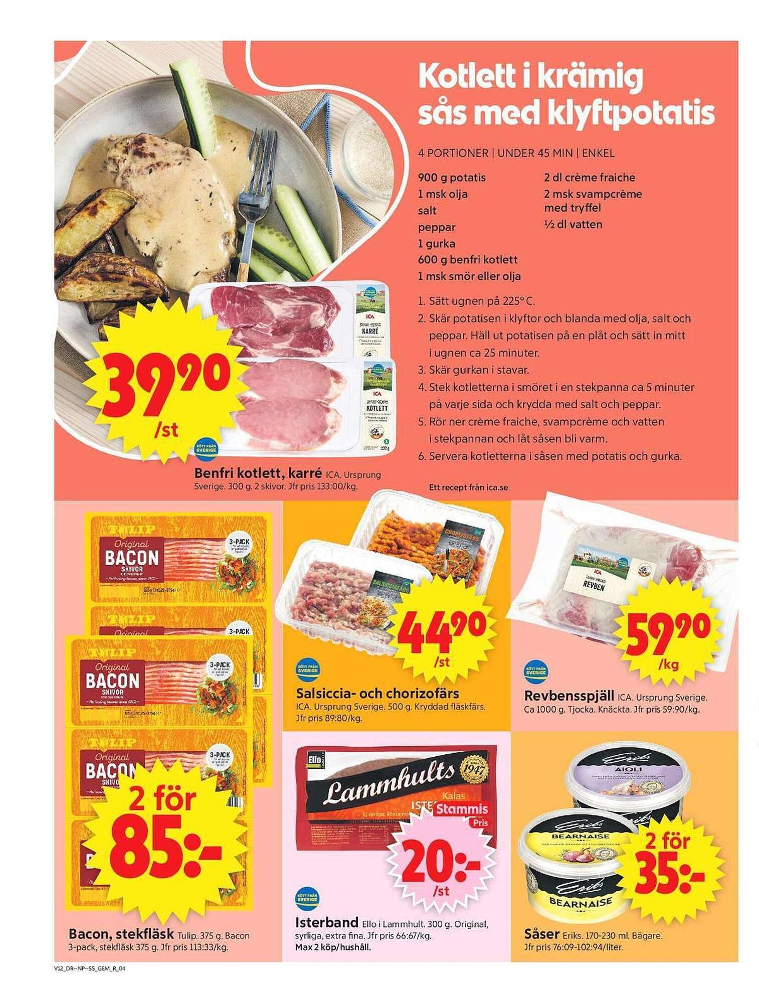 ICA Supermarket reklamblad