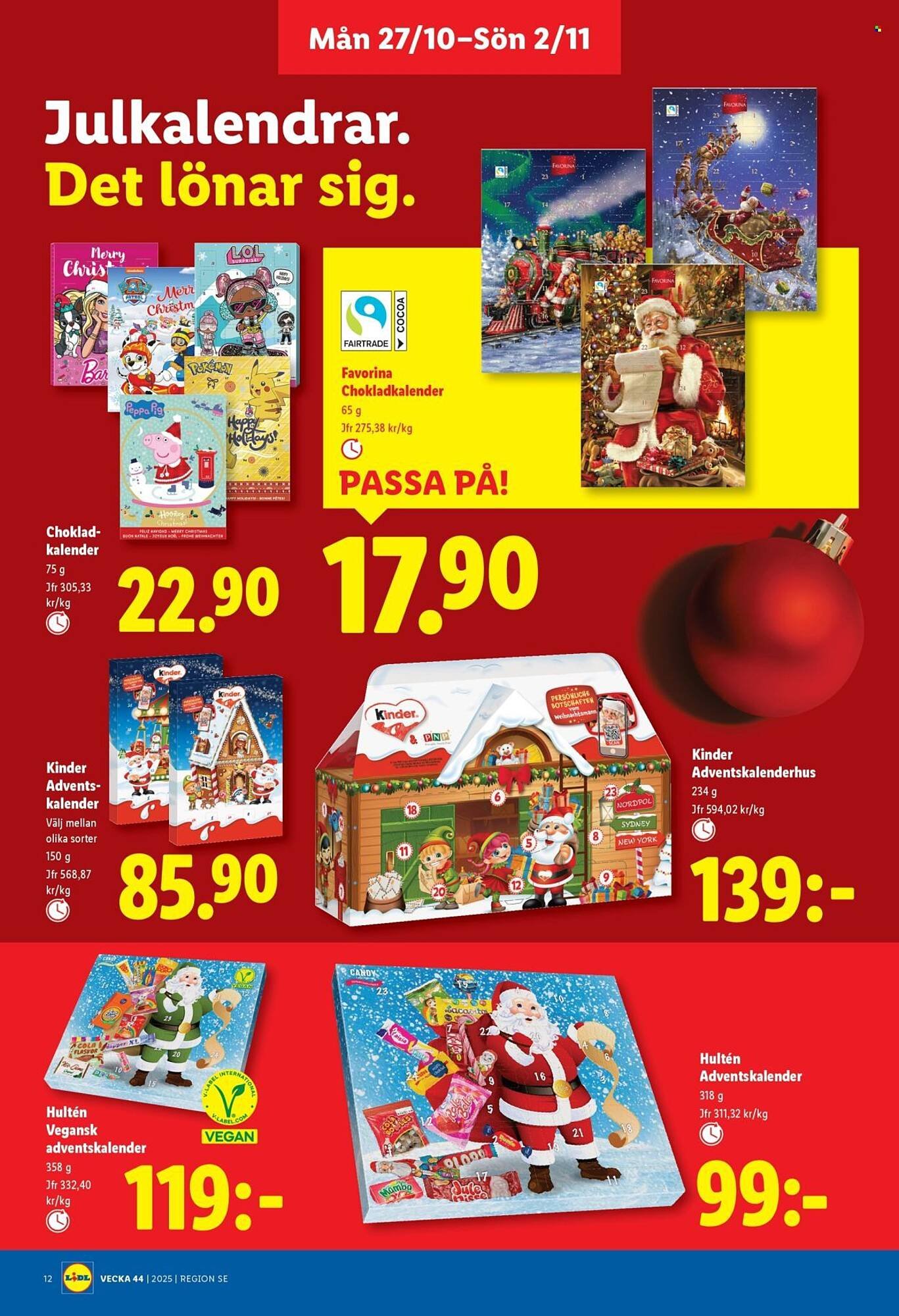 Lidl reklamblad (2025-10-27 - 2025-11-02)