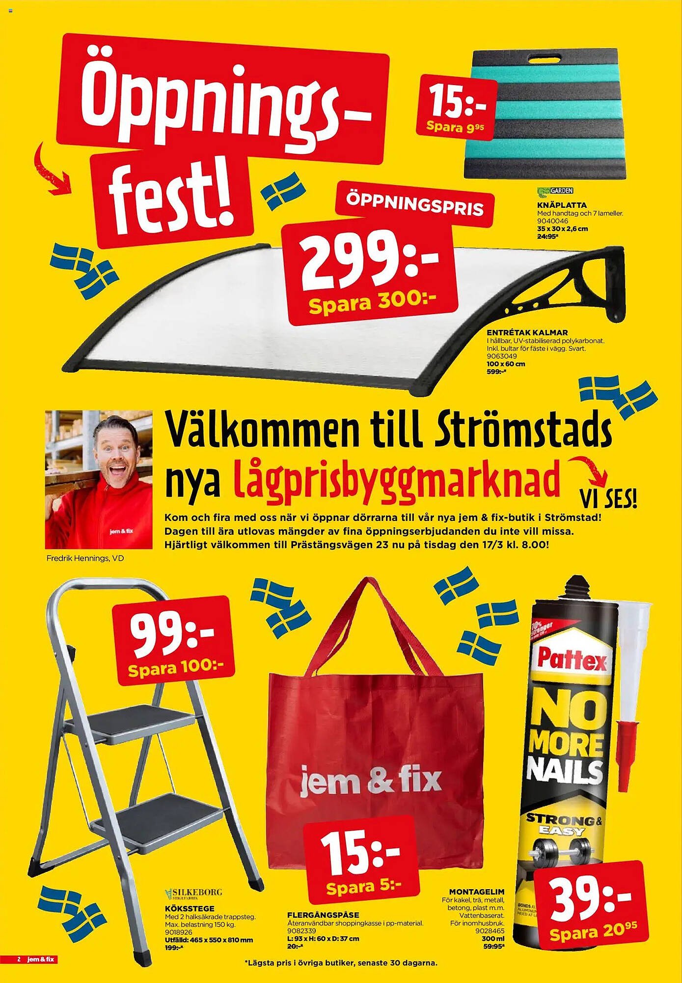 Jem&amp;Fix reklamblad