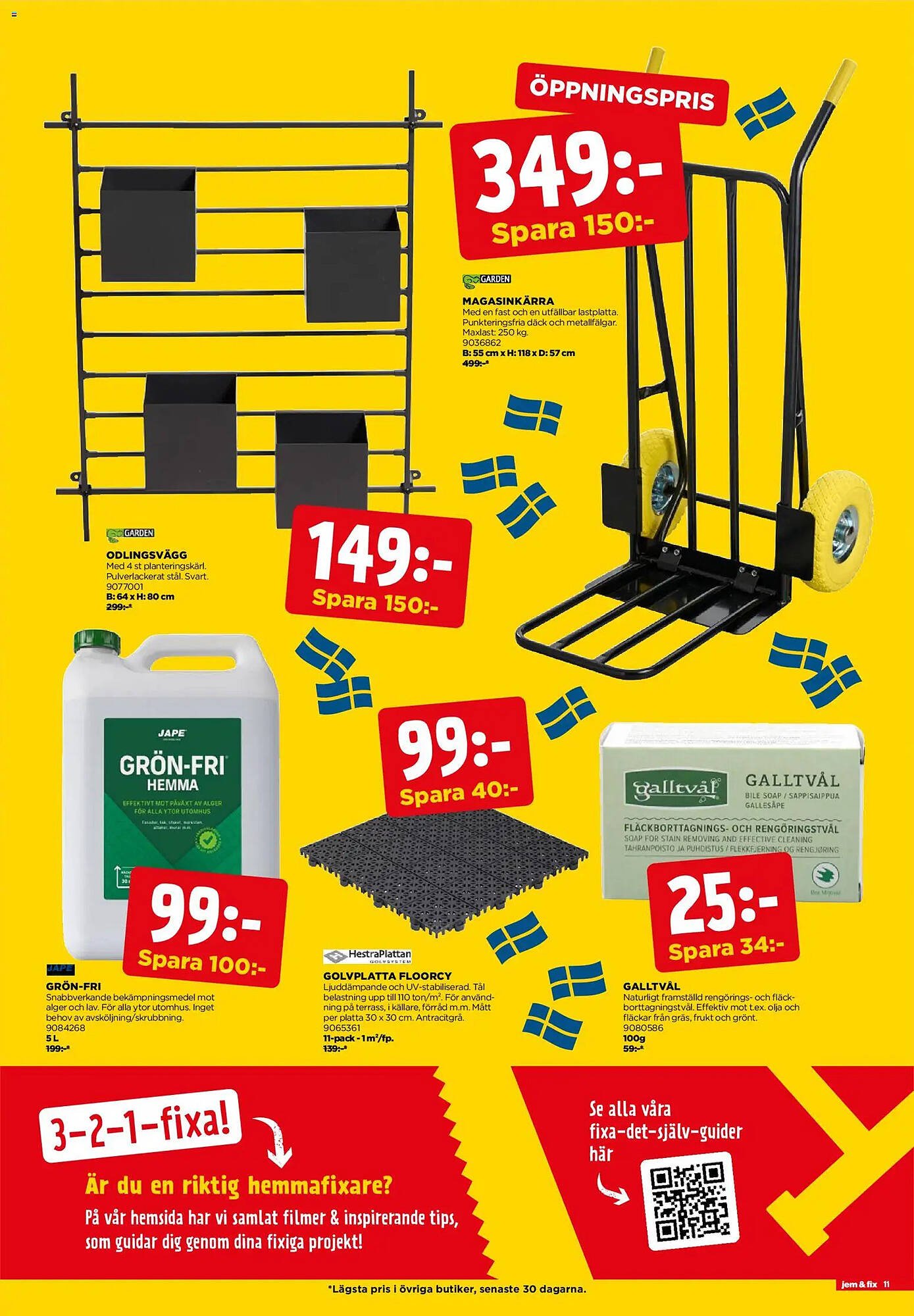 Jem&amp;Fix reklamblad