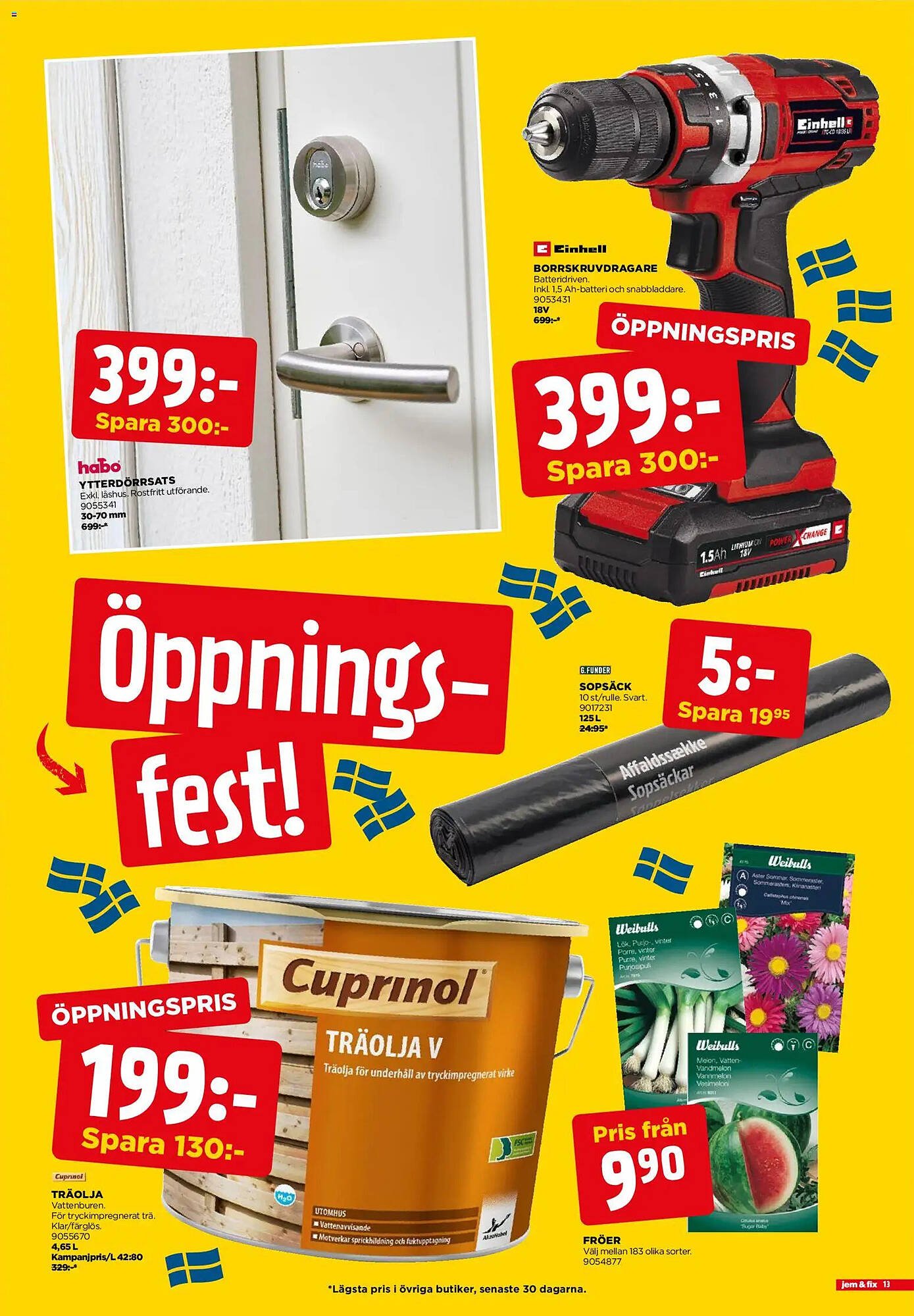 Jem&amp;Fix reklamblad