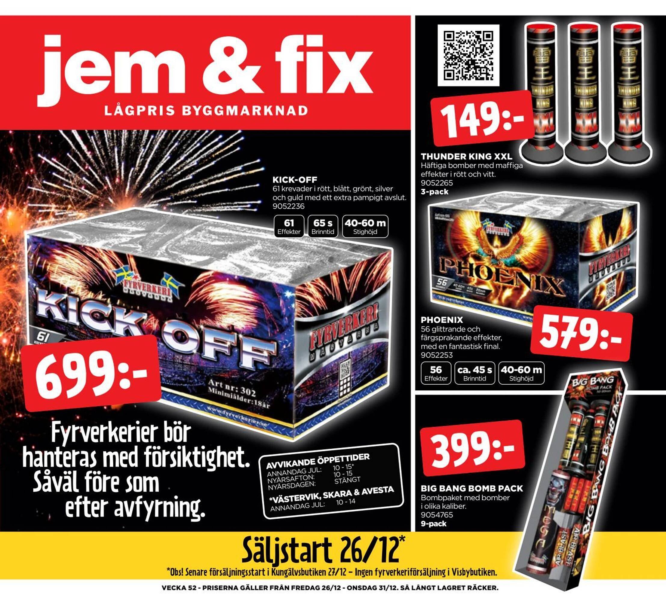 Jem&amp;Fix reklamblad (2025-12-26 - 2026-01-01)